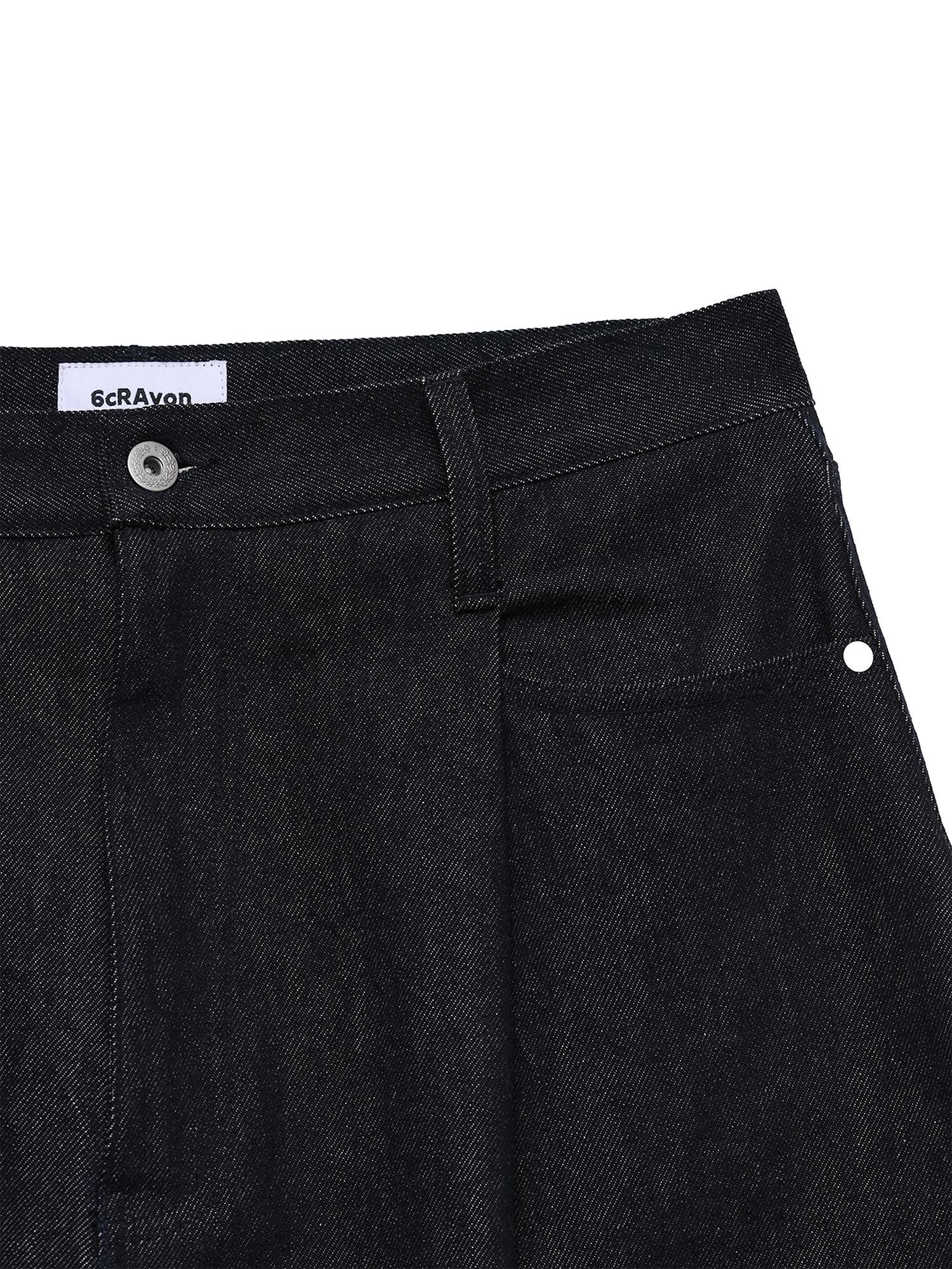 6CRAYON Indigo Baggy Wide-Leg Jeans