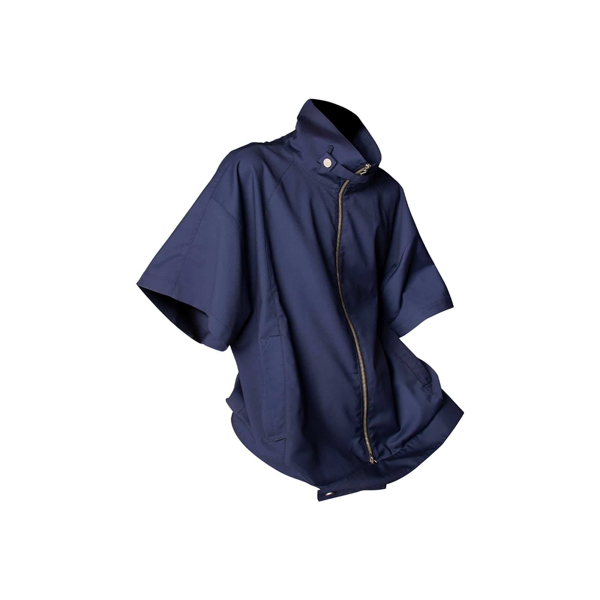 RELABEL Utility Stand Collar Half-Sleeve Jacket, premium urban and streetwear designers apparel on PROJECTISR.com, RELABEL