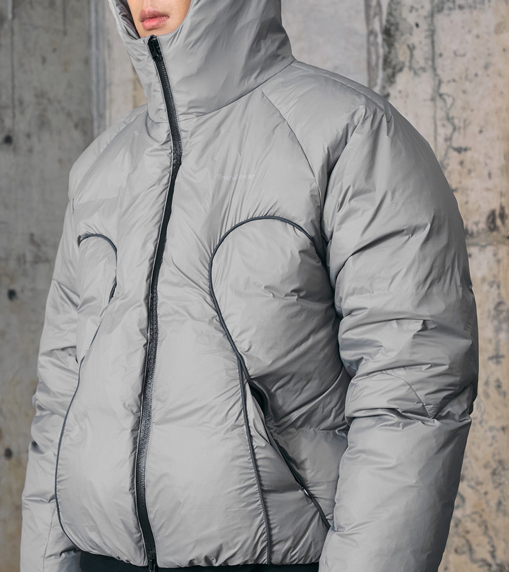 ENSHADOWER Alien Quilted Line Down Jacket, premium urban and streetwear designers apparel on PROJECTISR.com, ENSHADOWER