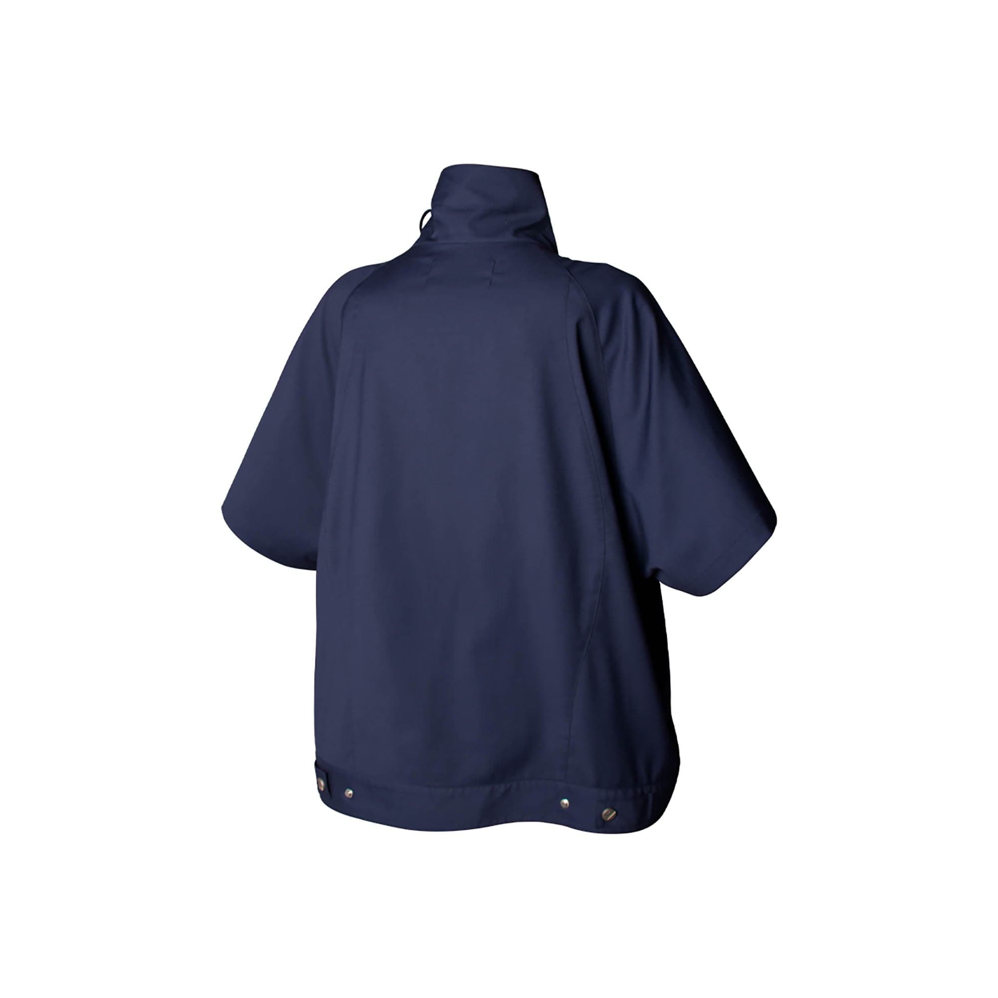 RELABEL Utility Stand Collar Half-Sleeve Jacket, premium urban and streetwear designers apparel on PROJECTISR.com, RELABEL