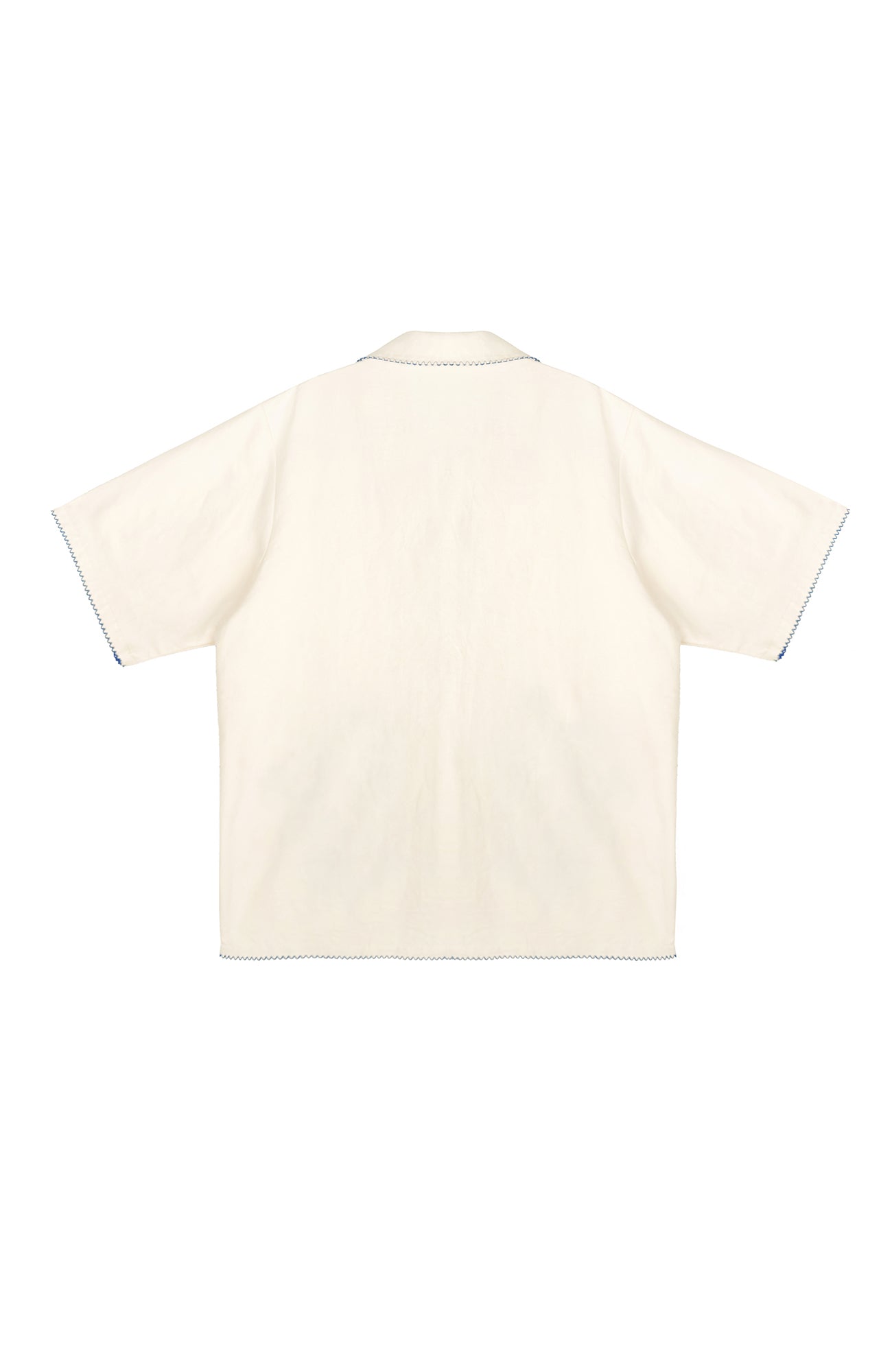 MIICHOUS Floral Embroidered Short-Sleeve Shirt
