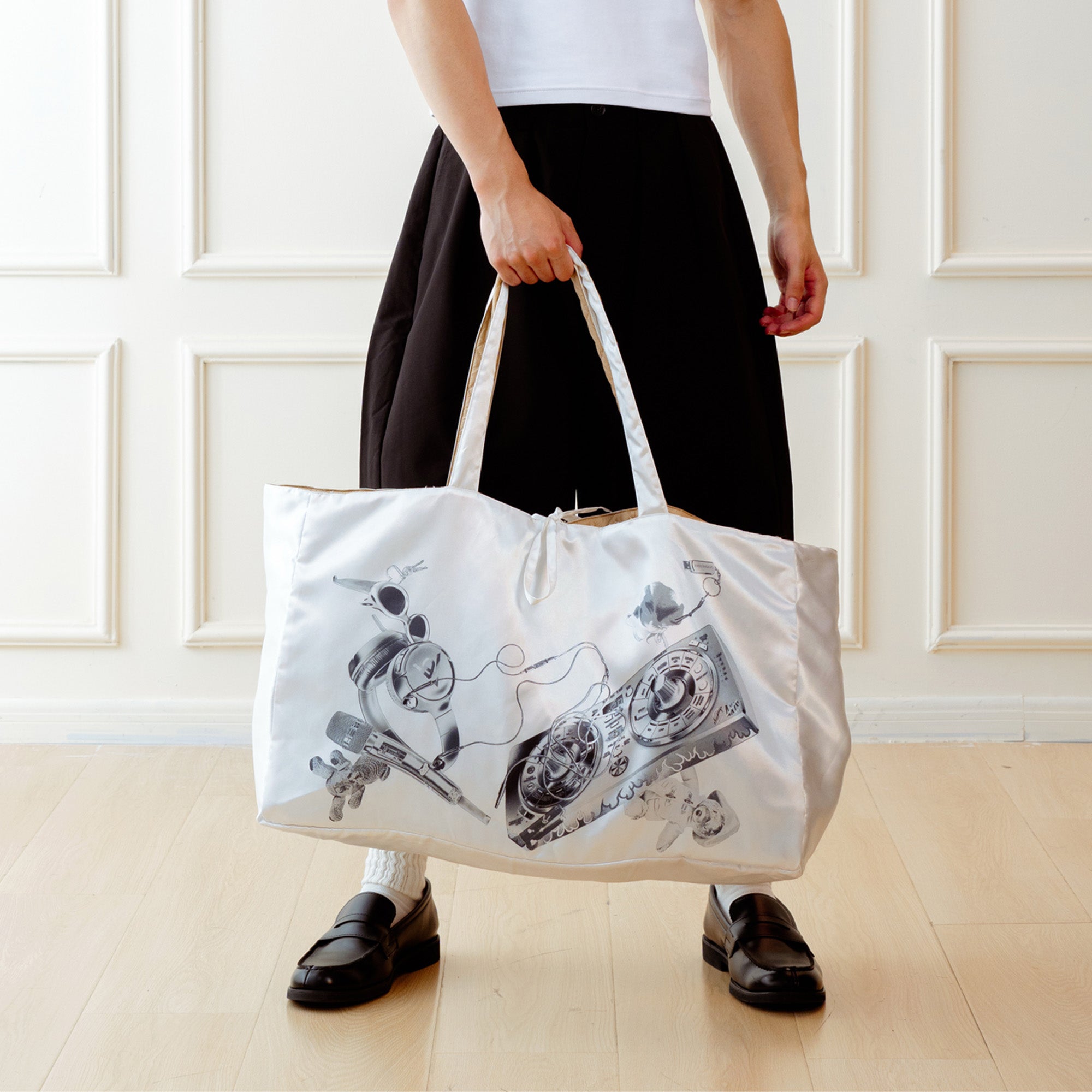 KADAKADA x AXIS Dual-Persona Graphic Reversible Tote Bag, premium urban and streetwear designers apparel on PROJECTISR.com, KADAKADA