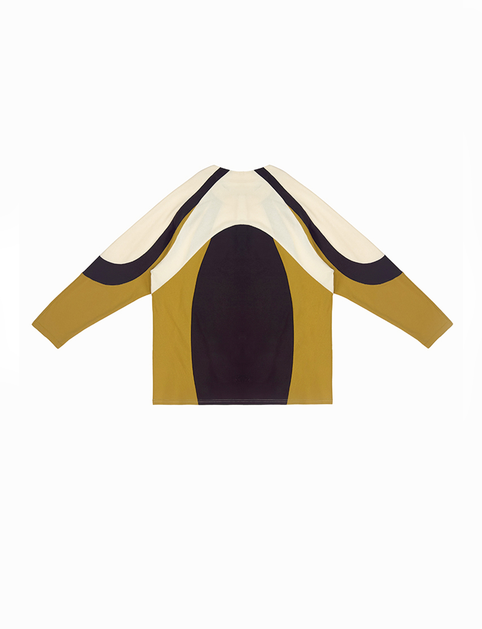 MIICHOUS Contrast Panel UV-Protection Long-Sleeve Tee