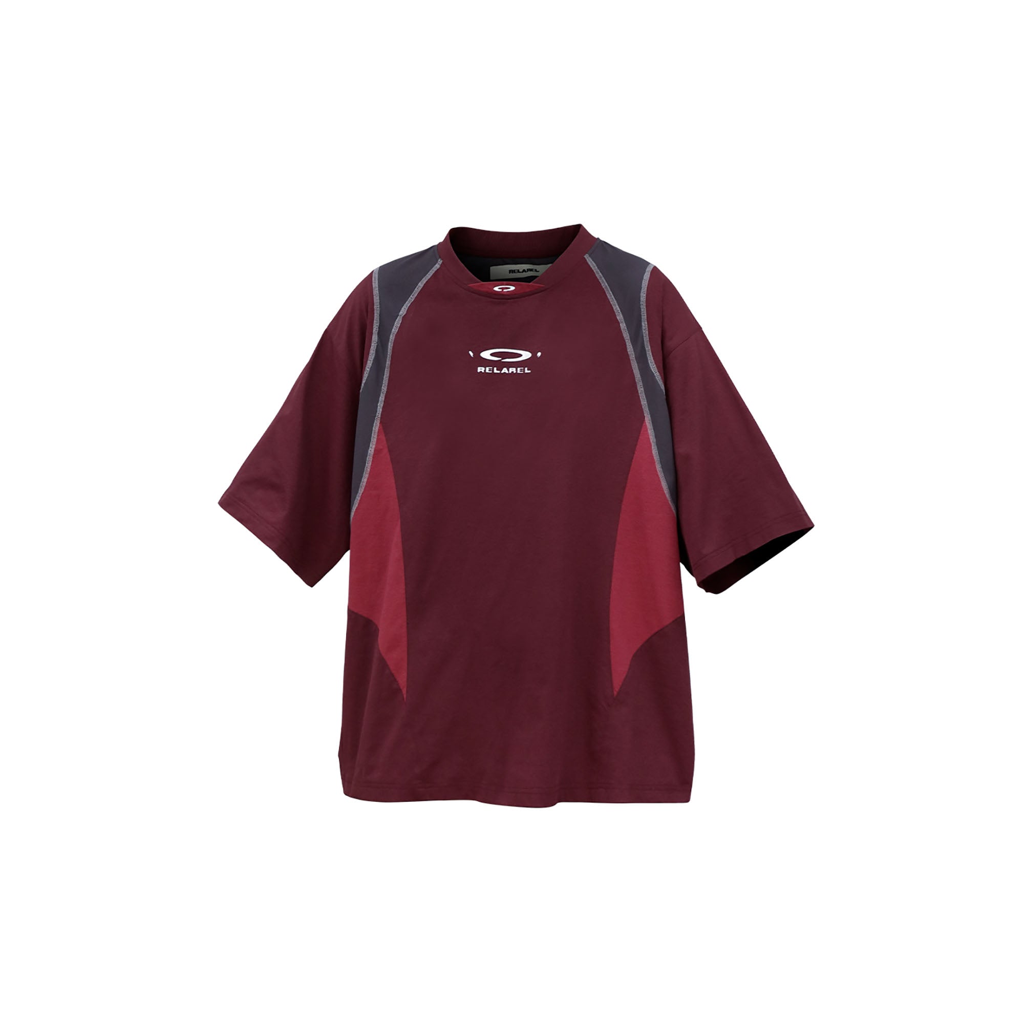 RELABEL Contrast Paneled Quick-Dry Tee