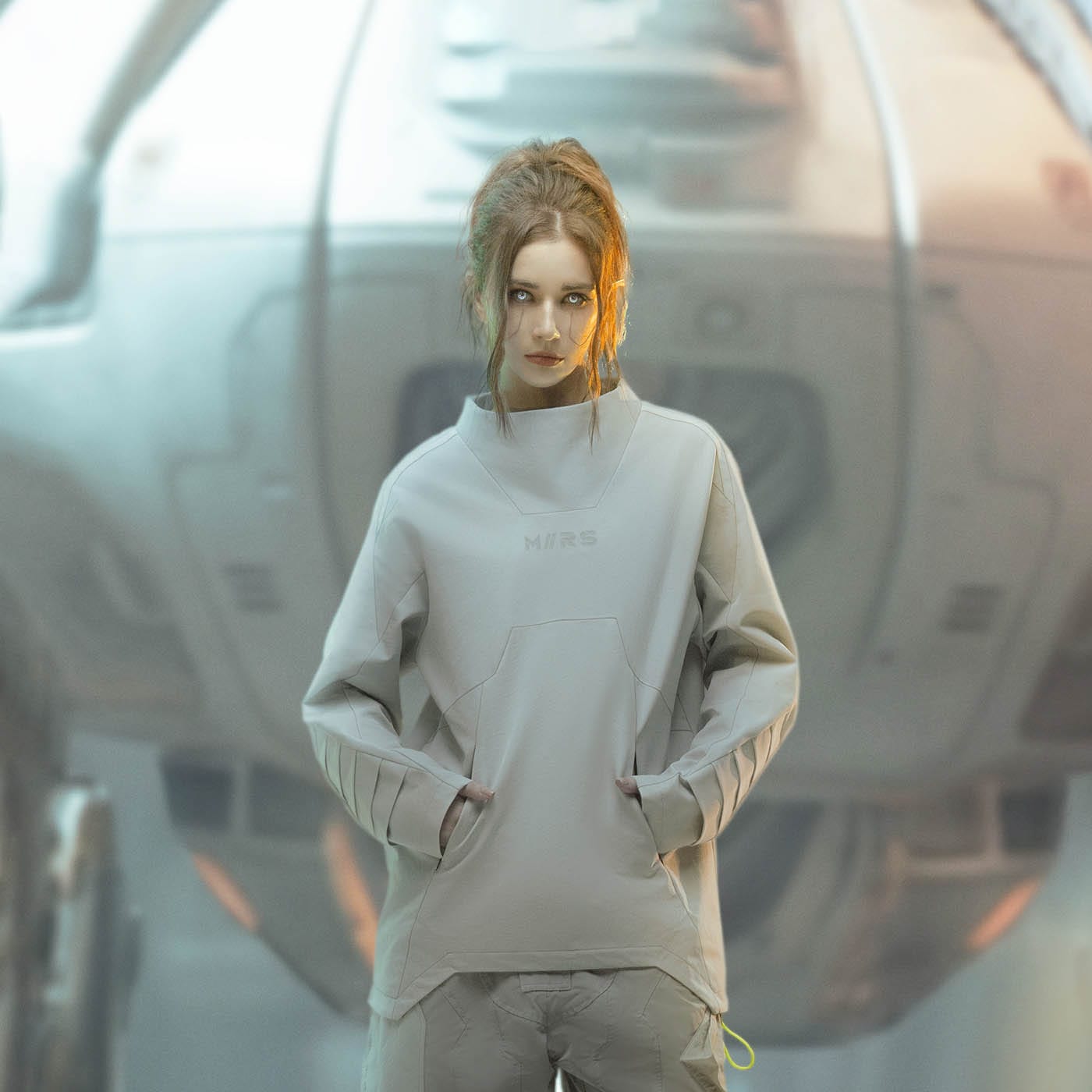 XIPHEVIL Space-Suit Deconstructed Pullover, premium urban and streetwear designers apparel on PROJECTISR.com, XIPHEVIL