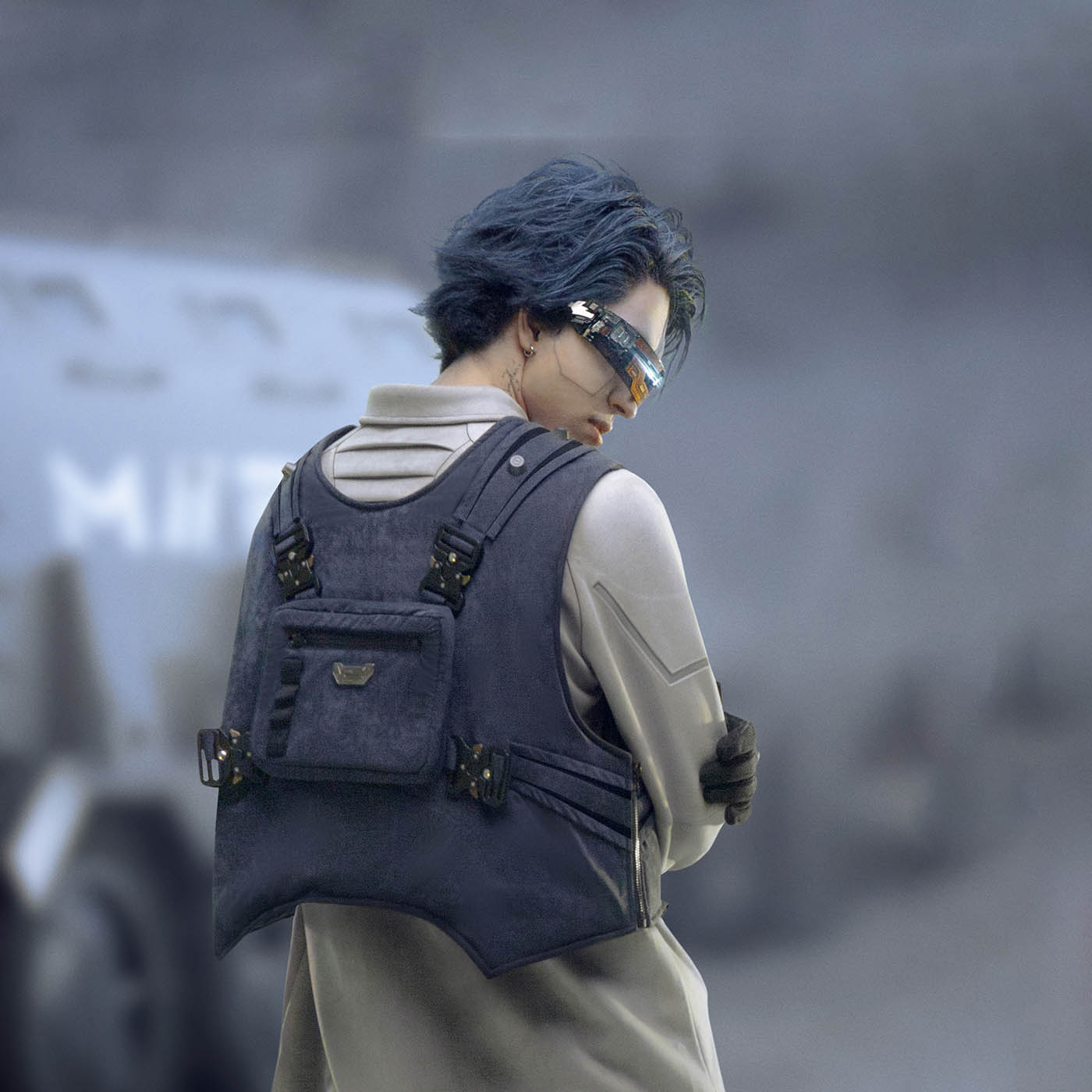 Tactical Official Chest Bag XIPHEVIL Detachable Chest Bag Tactical