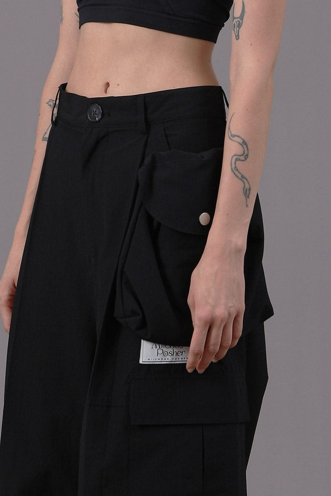 MIICHOUS Detachable Pockets Baggy Cargo Pants, premium urban and streetwear designers apparel on PROJECTISR.com, Miichous