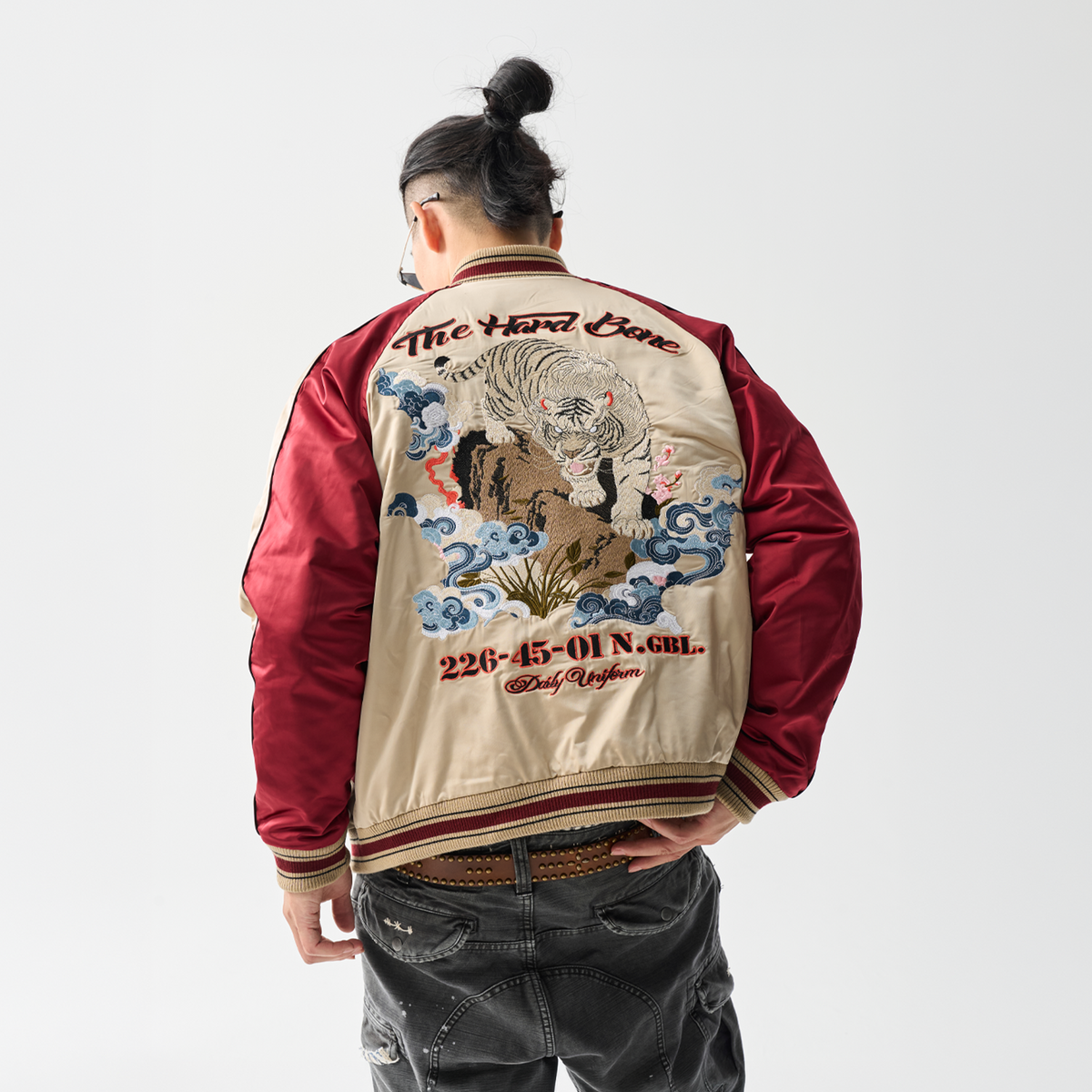 NEIGBORL Sukajan Embroidered Graphic Jacket