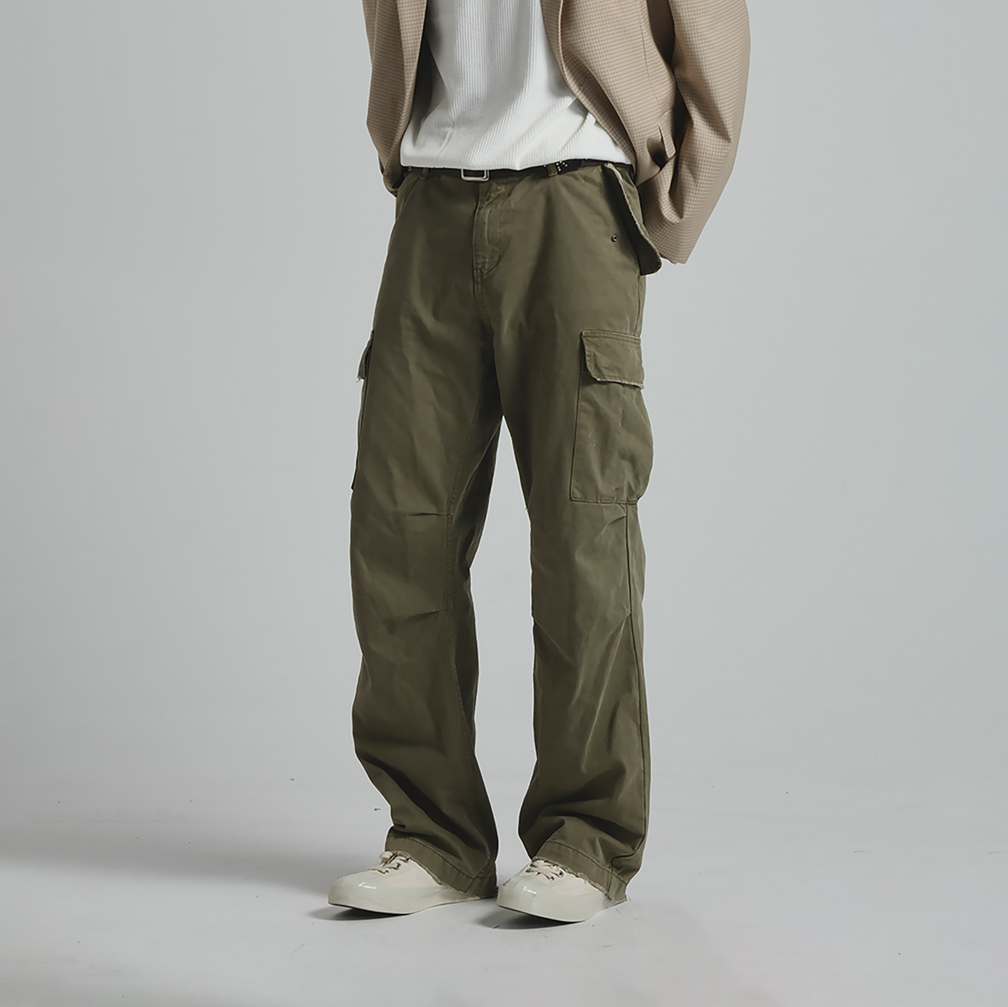 NEIGBORL Straight-Leg Paneled Cargo Pants, premium urban and streetwear designers apparel on PROJECTISR.com, NEIGBORL