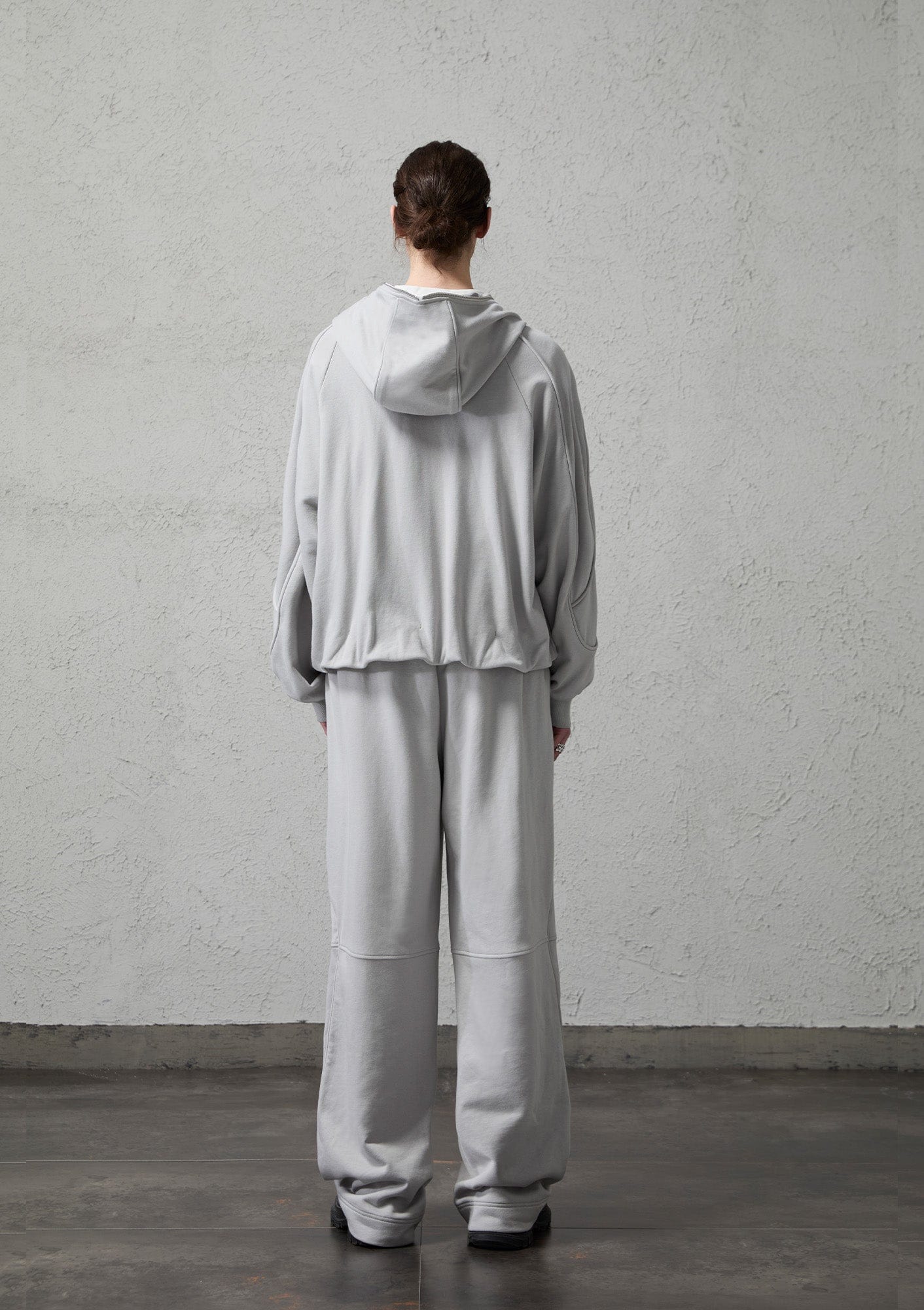 ORGANIC EMOTION Structured Panelled Oversized Sweatpants, premium urban and streetwear designers apparel on PROJECTISR.com, ORGANIC EMOTION