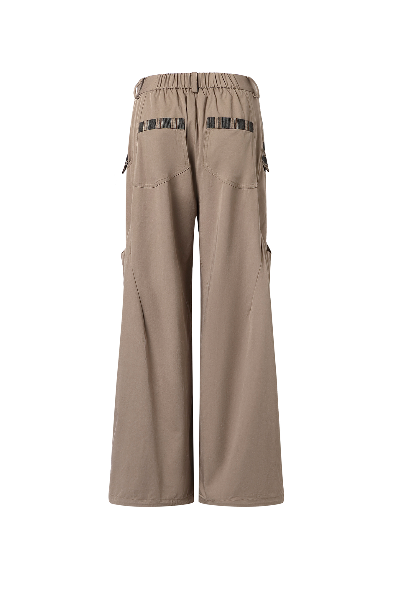 MOITIEDEPETALE Pleated Panel Oversized Cargo Pants