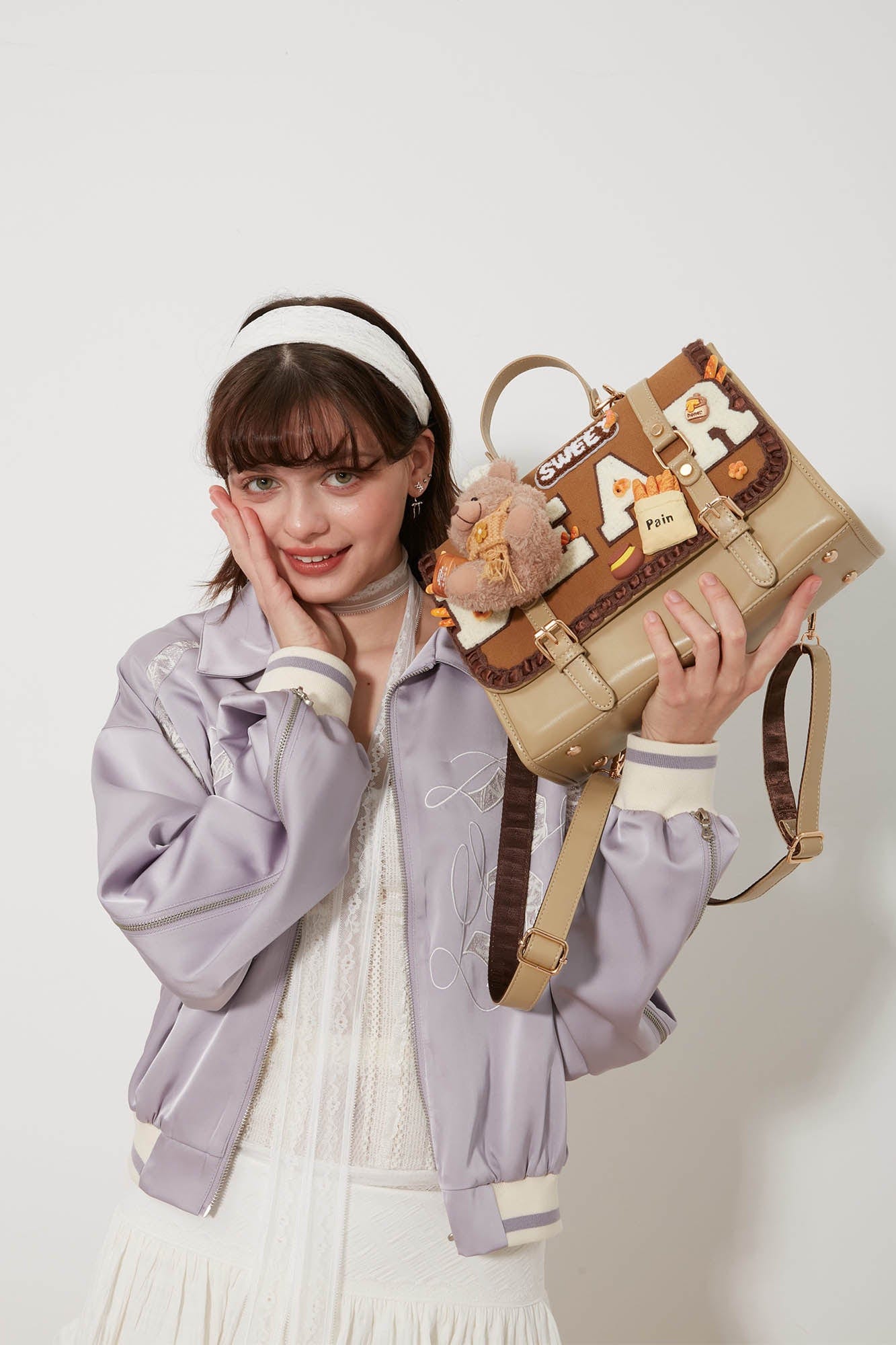 BLING BOX Baker Bear Flap Backpack
