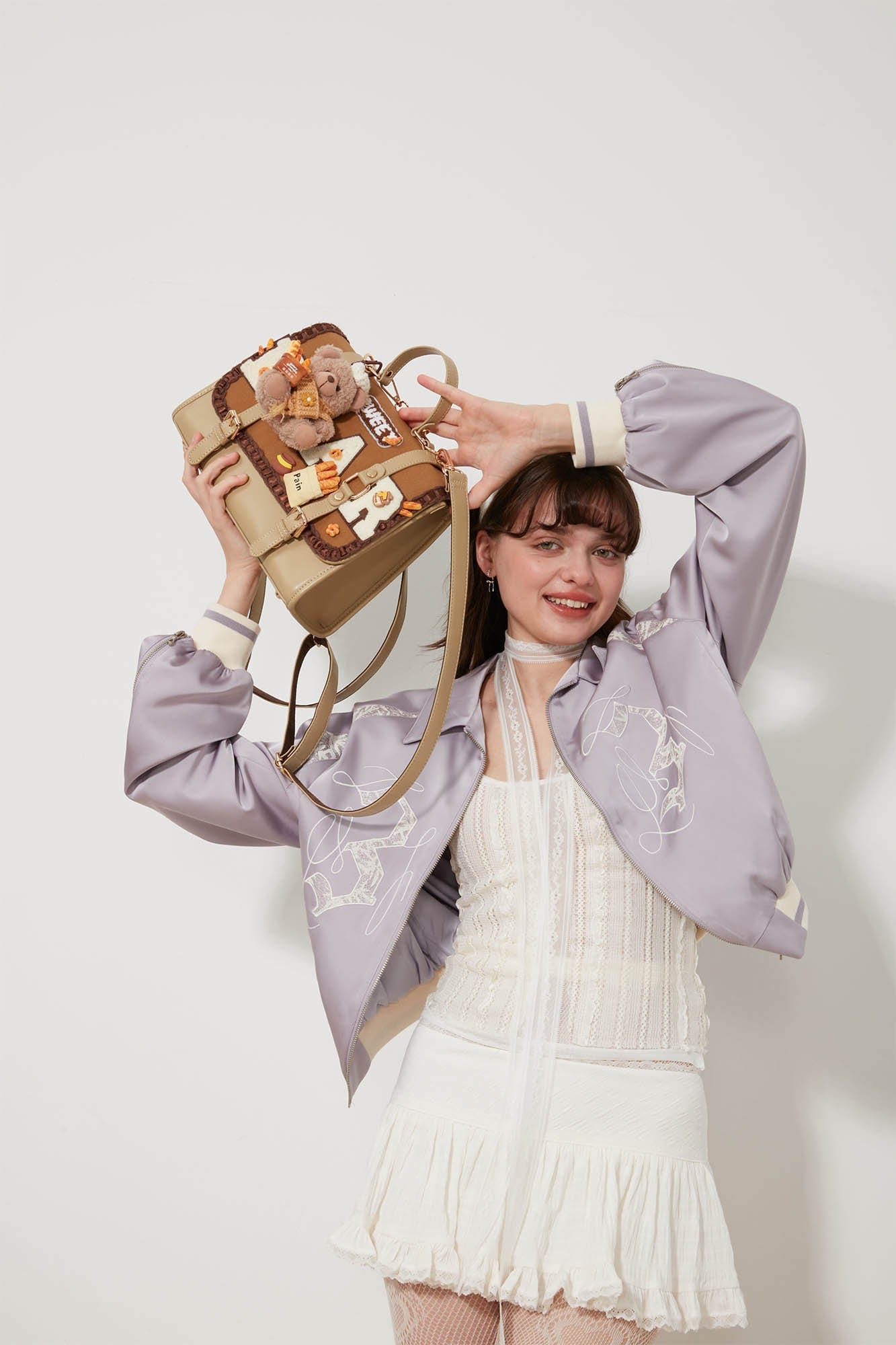 BLING BOX Baker Bear Flap Backpack