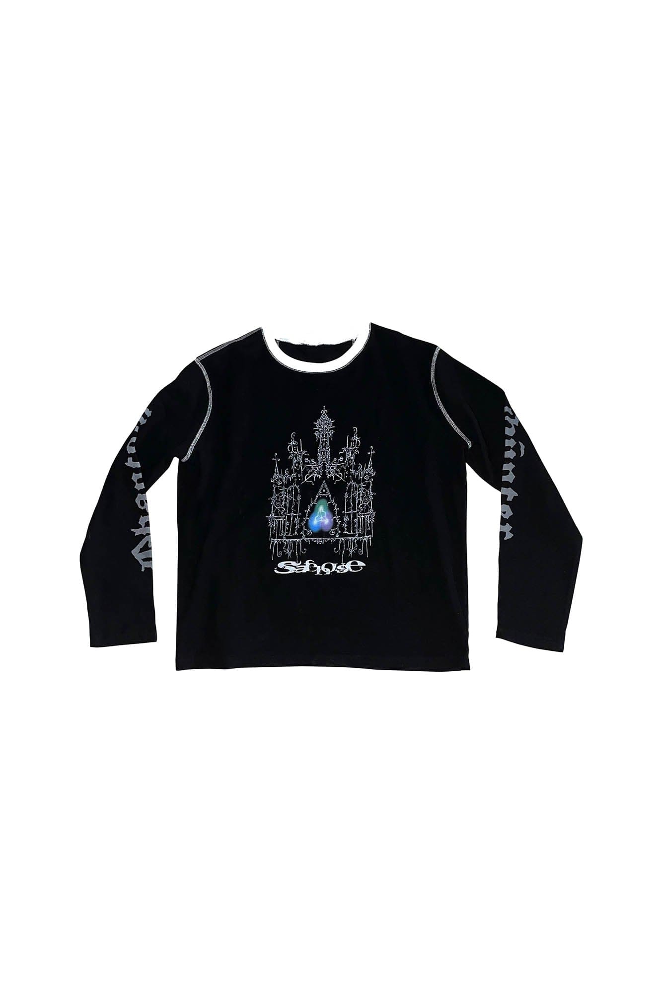 PHANTOMHUNTER Cathedral Stitch Long-Sleeve Tee