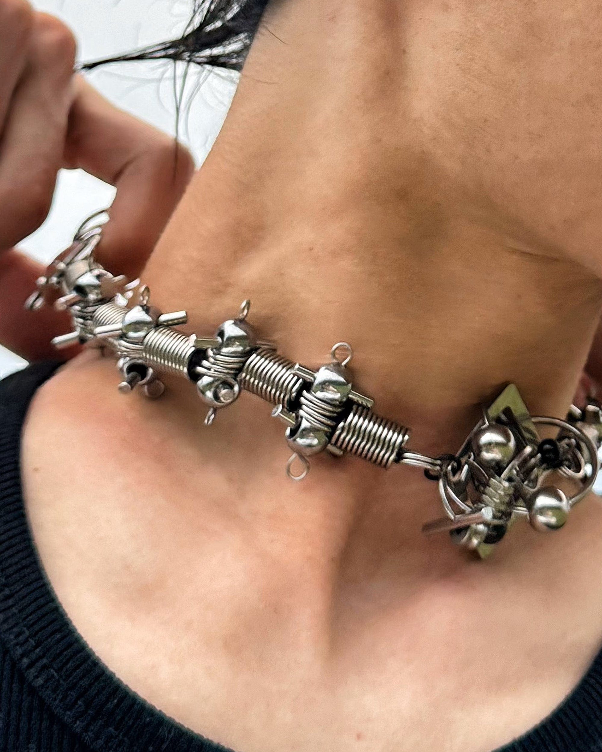 ILLUSORY Ex Machina Mechanical Rivet Necklace