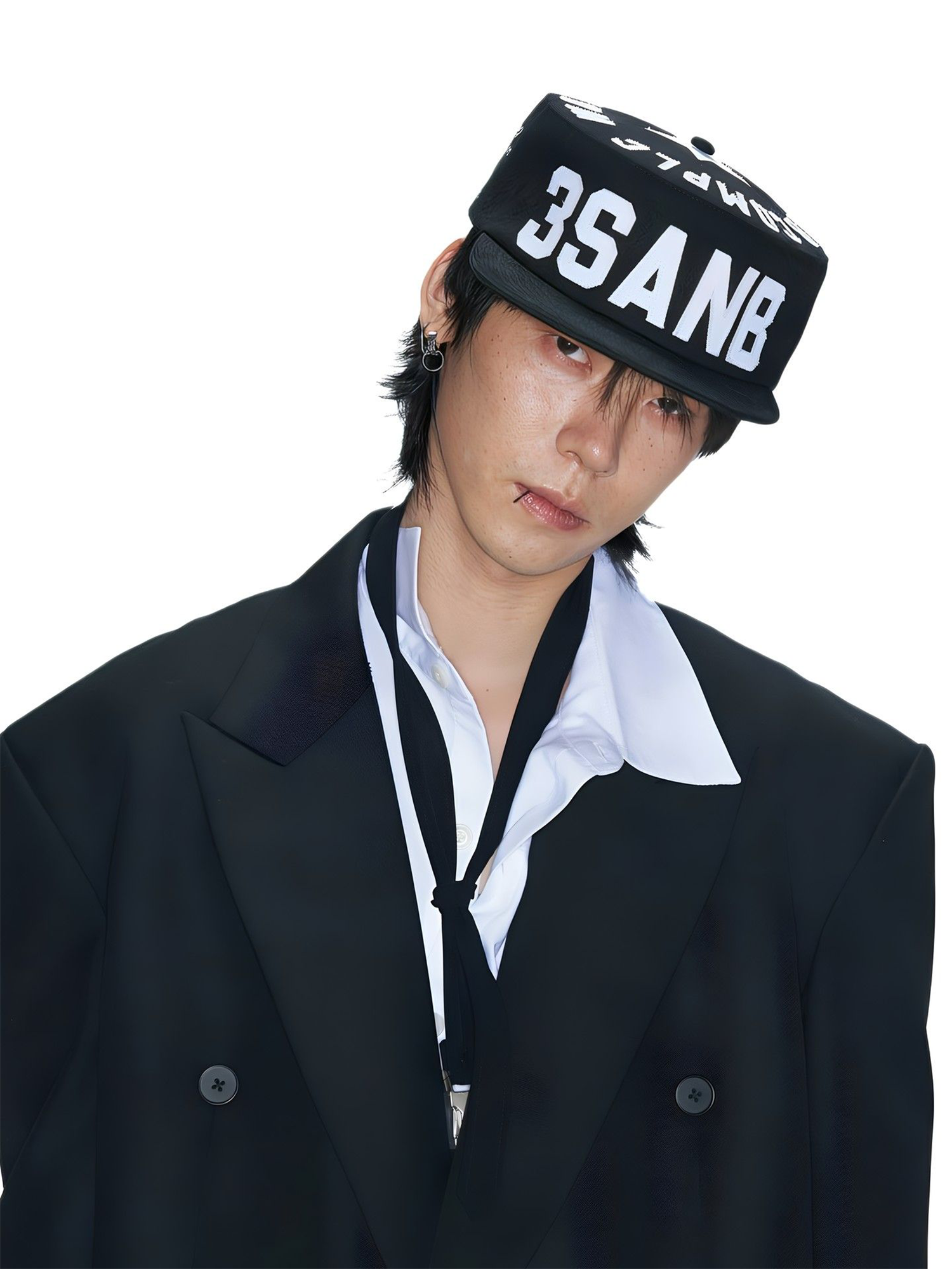 SANB LOGO Patch Pillbox Cap