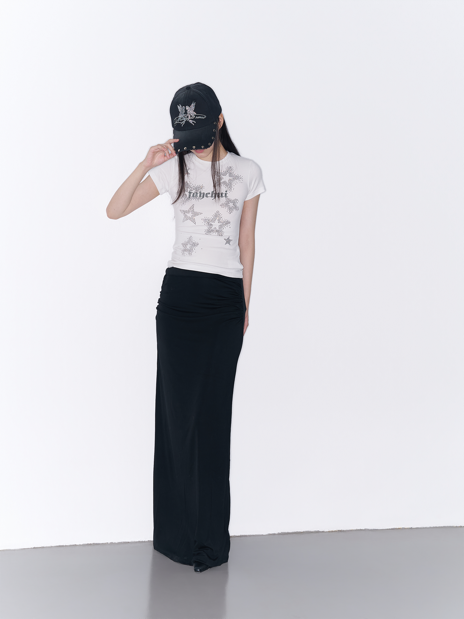 SANB Washed Angel Diamond Baseball Cap