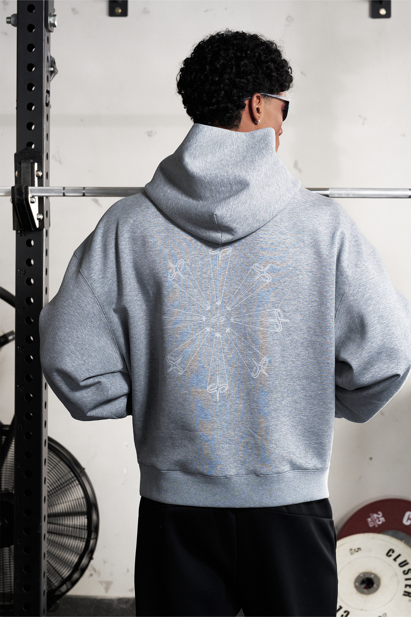 PUMPPLUS Essential Graphic Hoodie, premium urban and streetwear designers apparel on PROJECTISR.com, PUMPPLUS