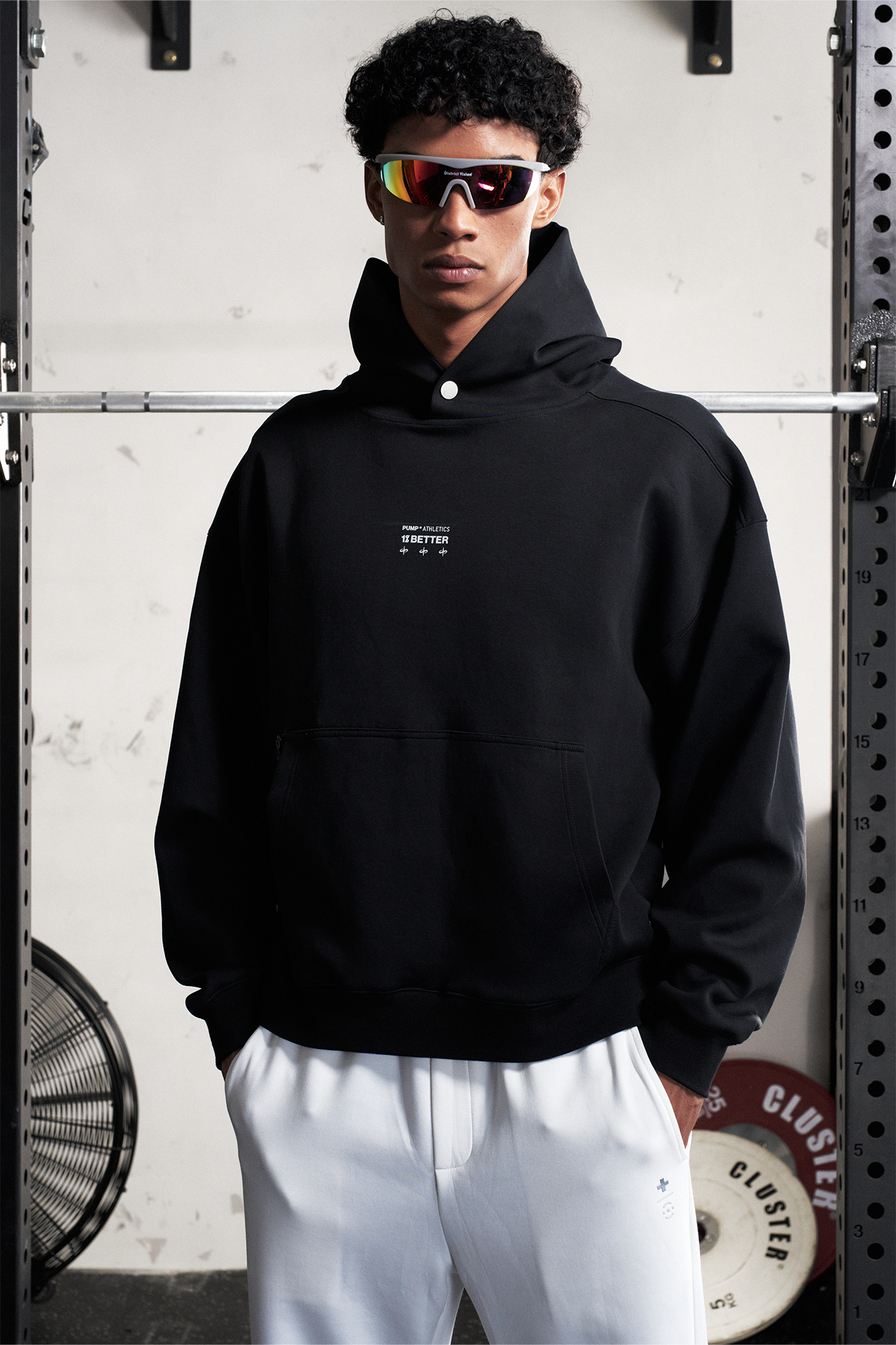 PUMPPLUS Essential Graphic Hoodie, premium urban and streetwear designers apparel on PROJECTISR.com, PUMPPLUS