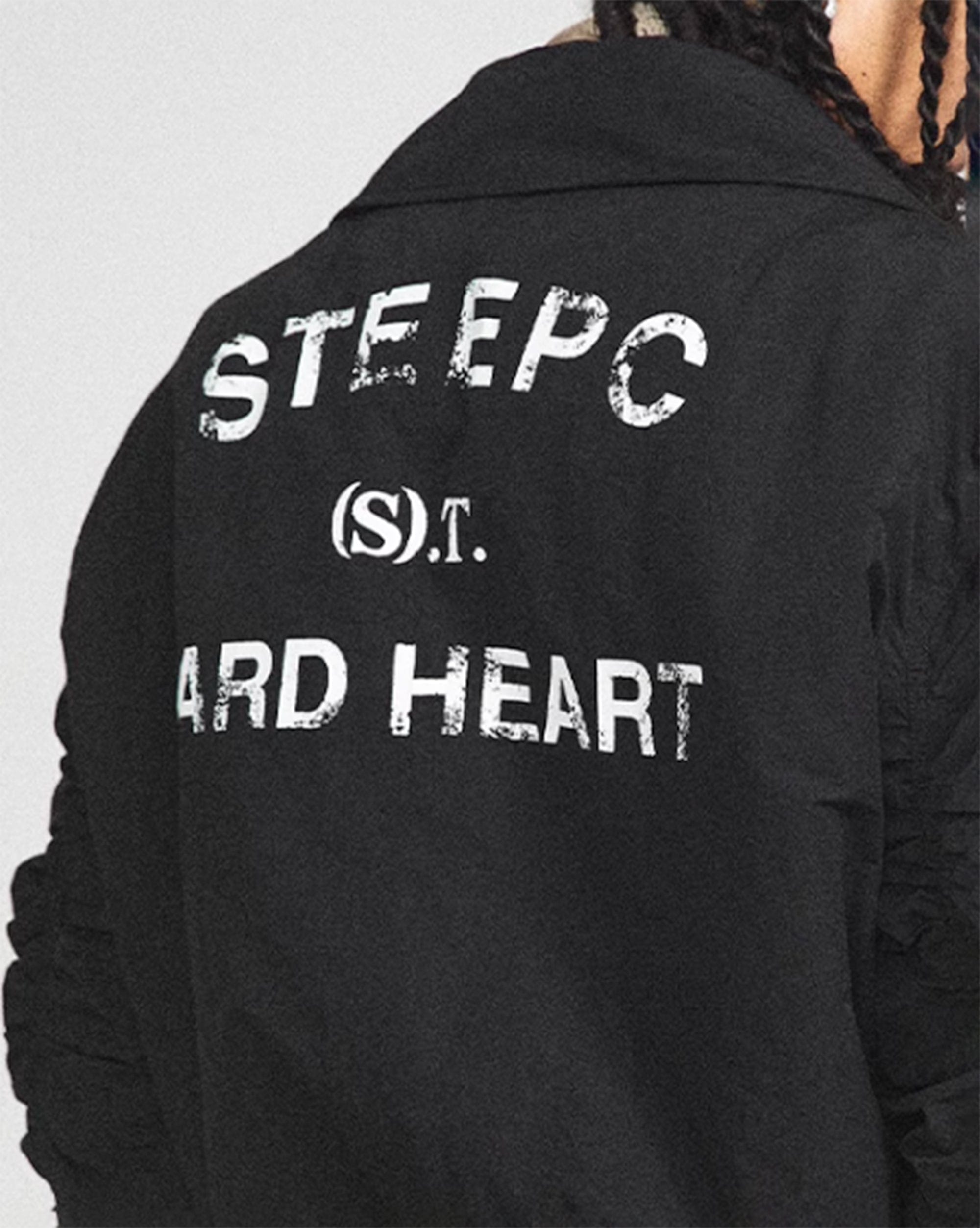 STEEPC Hard Heart Modern Bomber Jacket