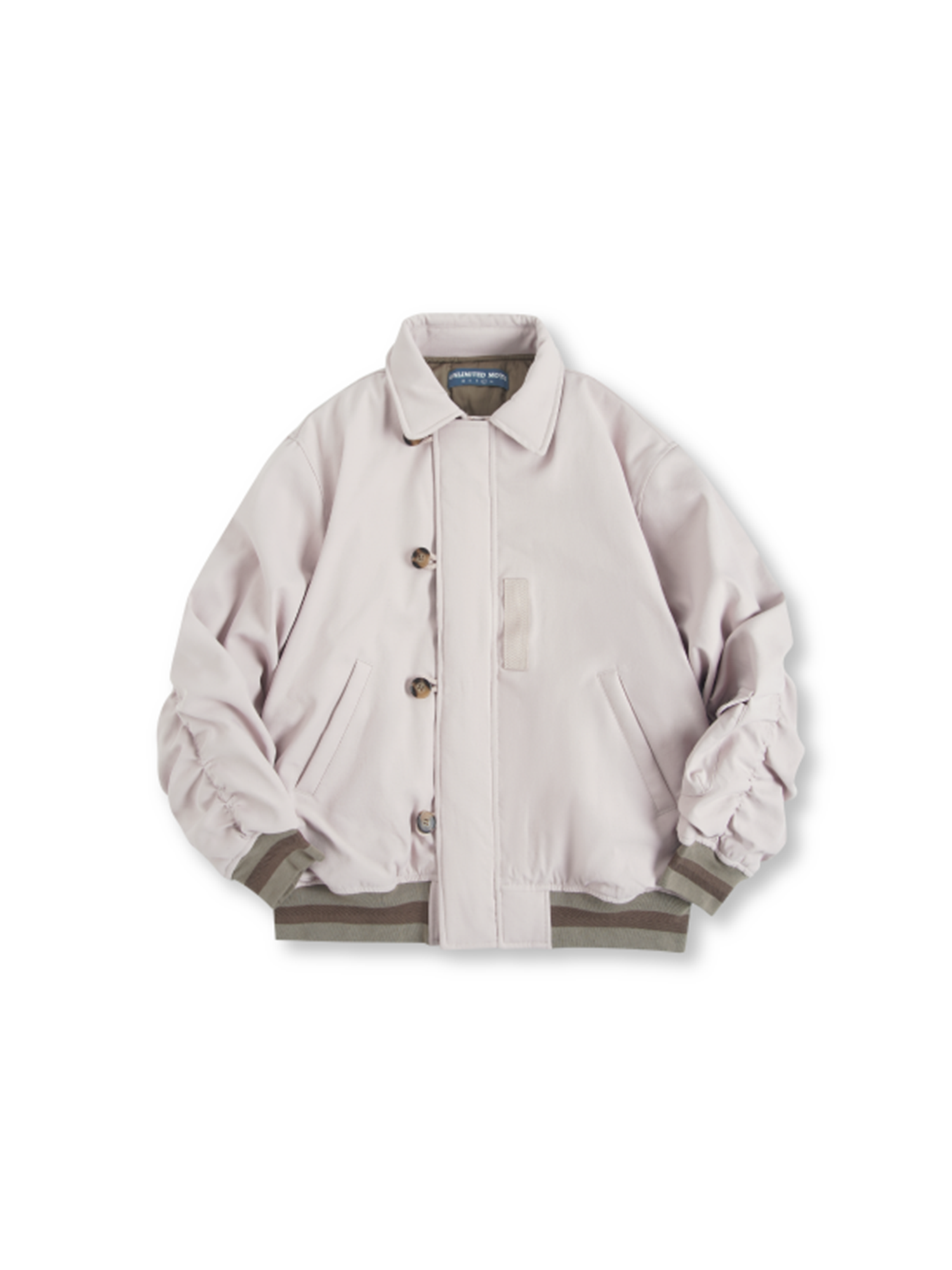 UNLIMITED MOTE Asym Utility Padded Bomber Jacket