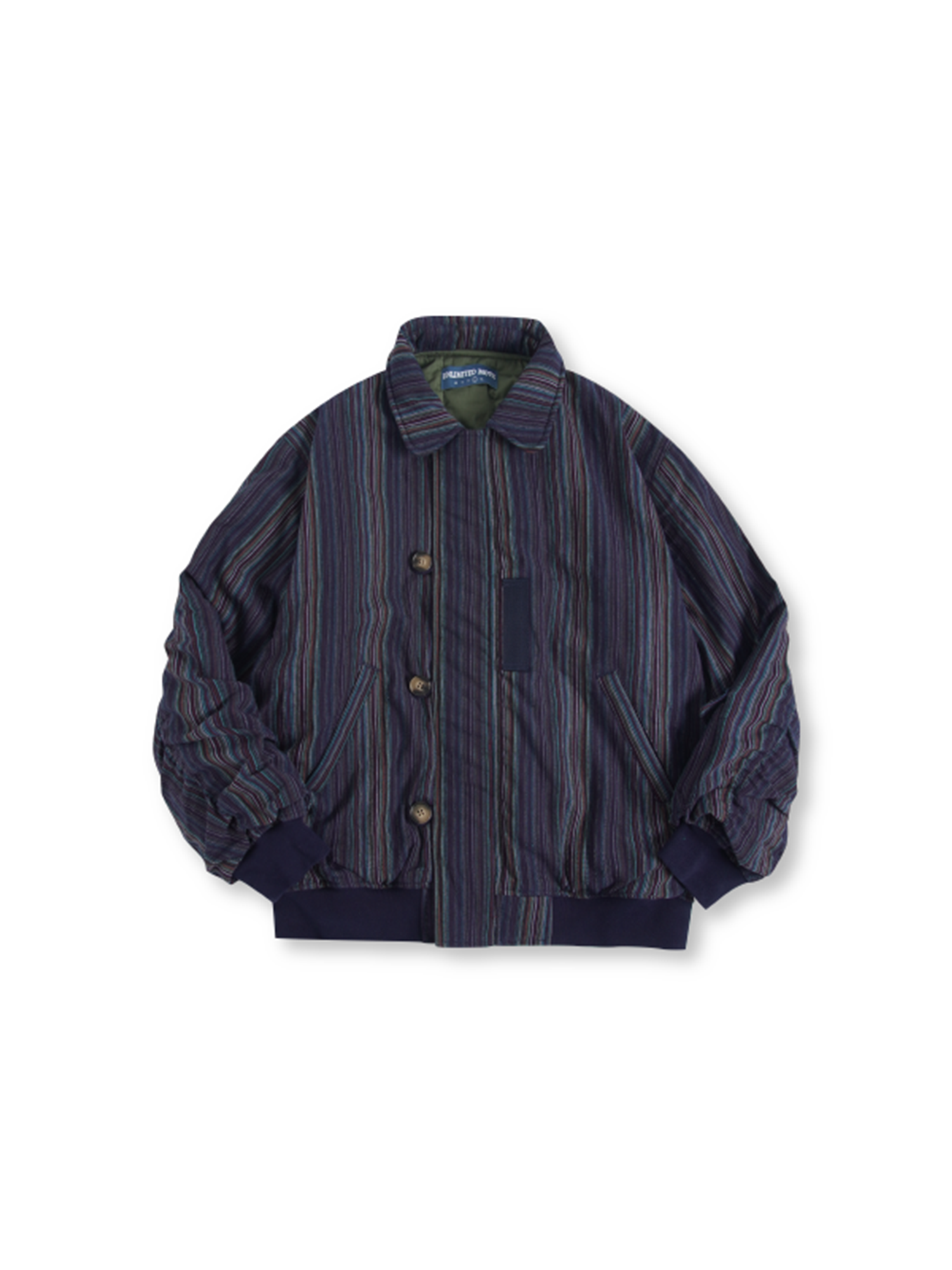 UNLIMITED MOTE Asym Utility Padded Bomber Jacket