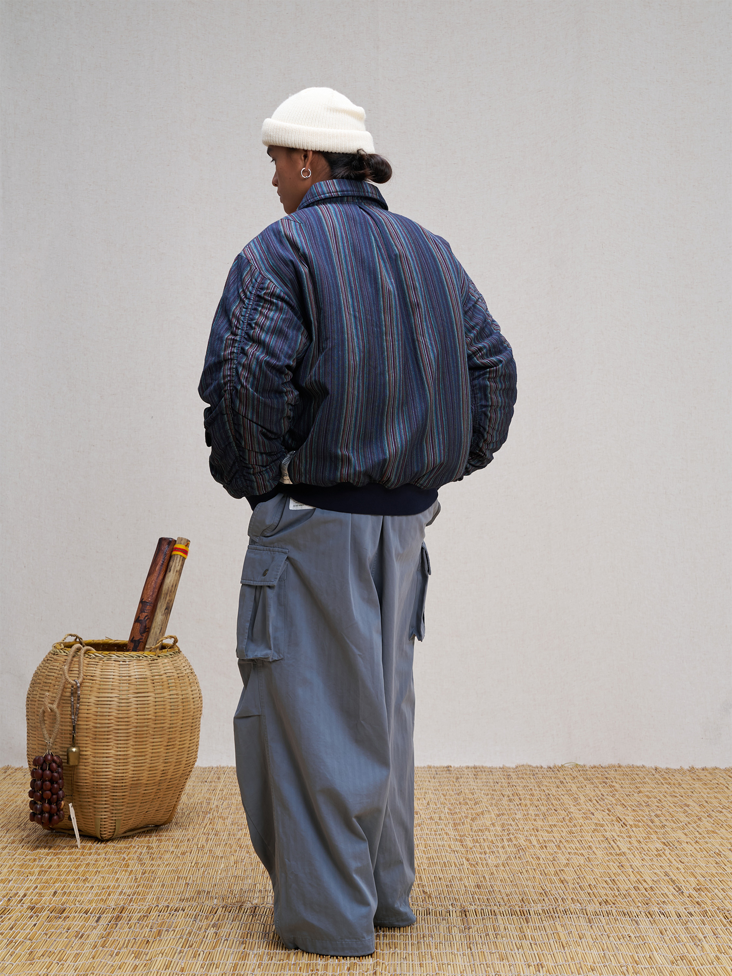 UNLIMITED MOTE Asym Utility Padded Bomber Jacket