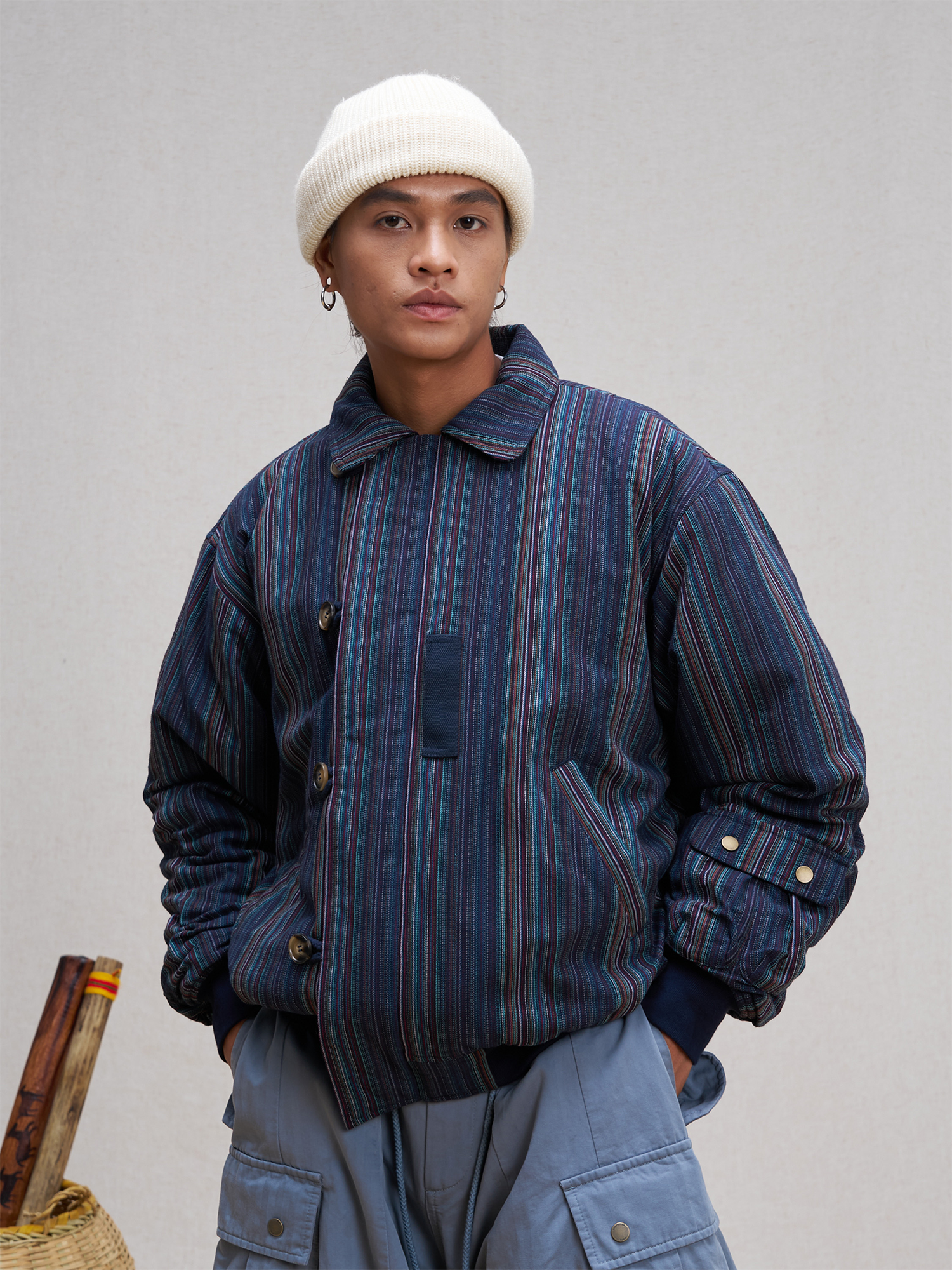 UNLIMITED MOTE Asym Utility Padded Bomber Jacket