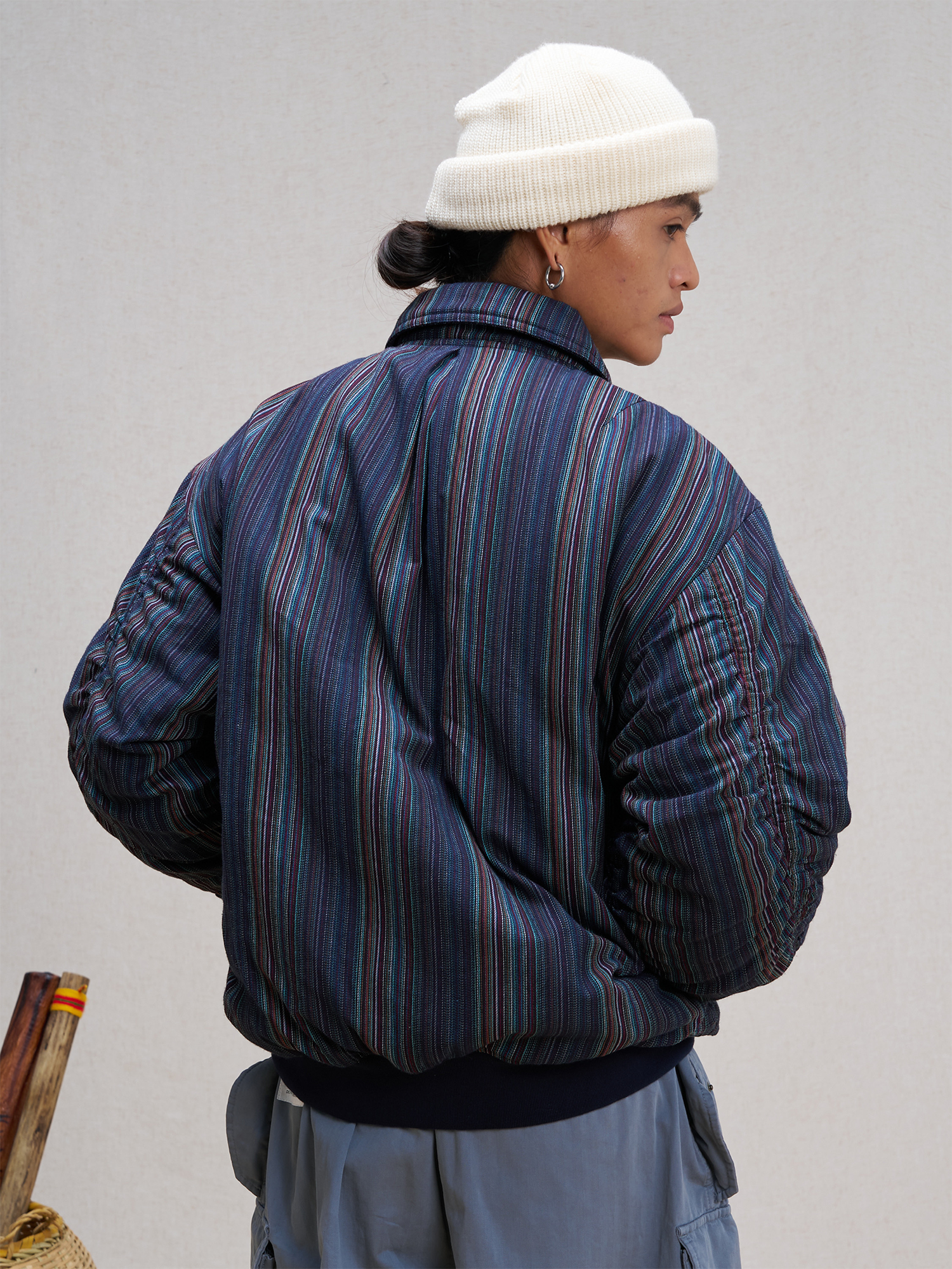 UNLIMITED MOTE Asym Utility Padded Bomber Jacket