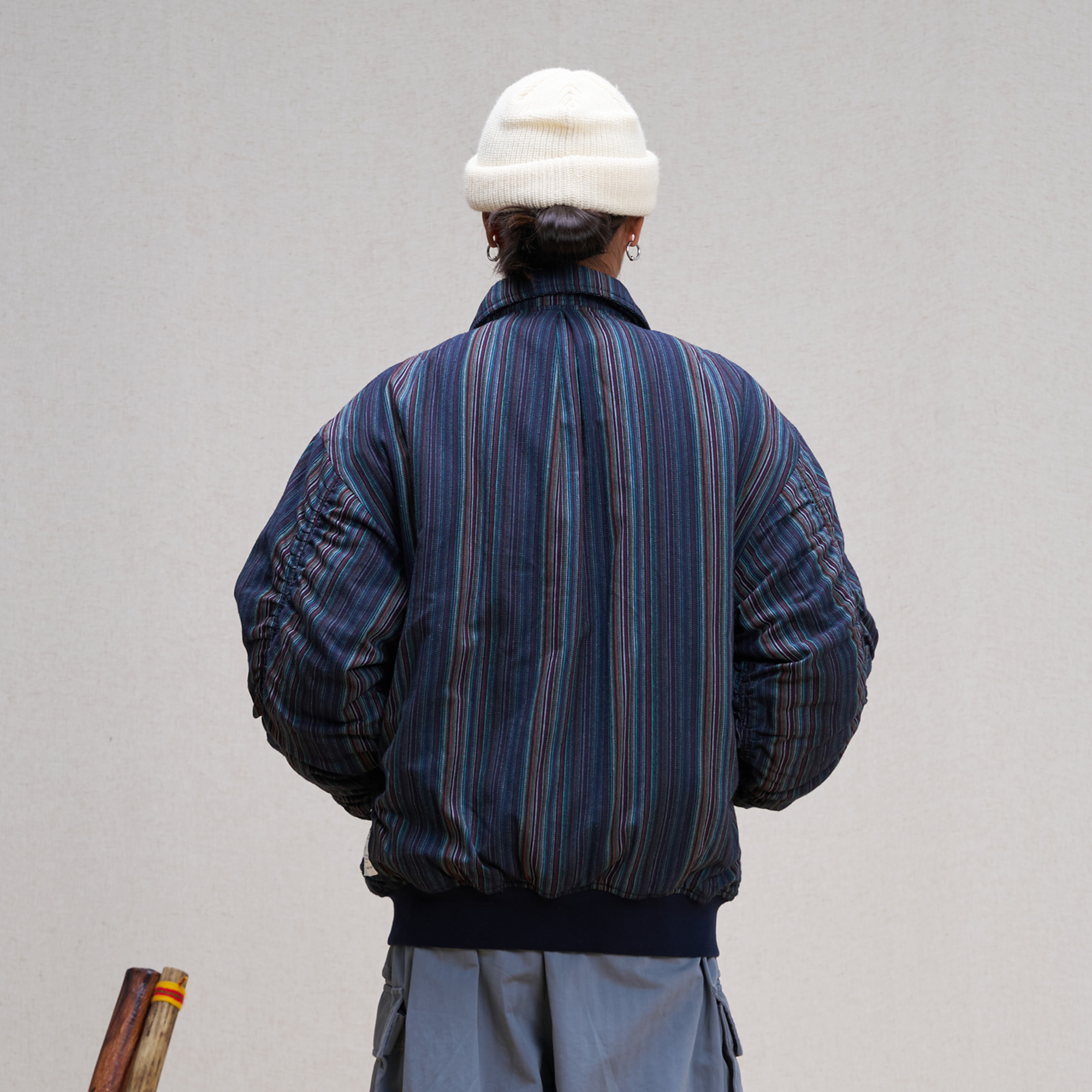 UNLIMITED MOTE Asym Utility Padded Bomber Jacket