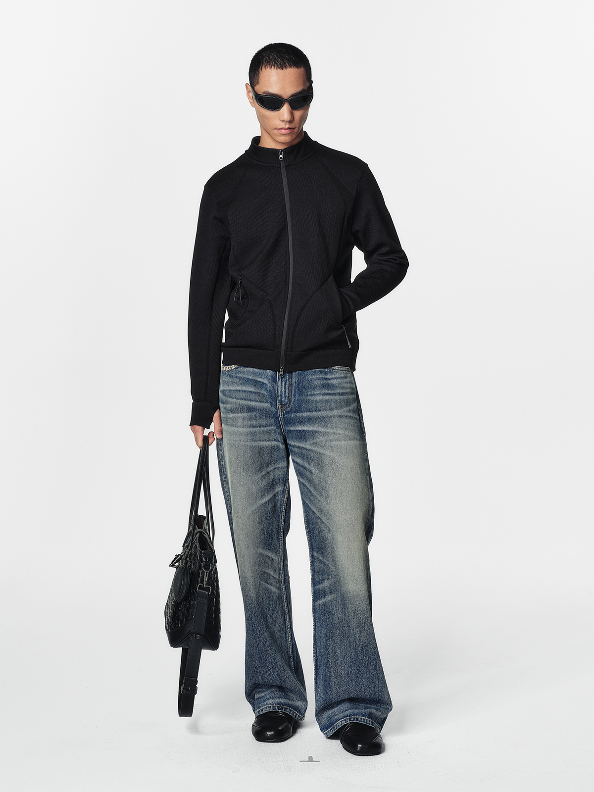 CATSSTAC Seamless Knit Mock-Neck Jacket