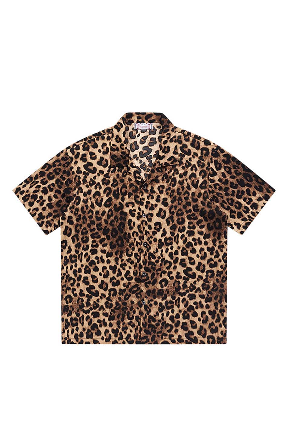 EPIC POETRY Leopard Cuban Half Shirt, premium urban and streetwear designers apparel on PROJECTISR.com, EPIC POETRY