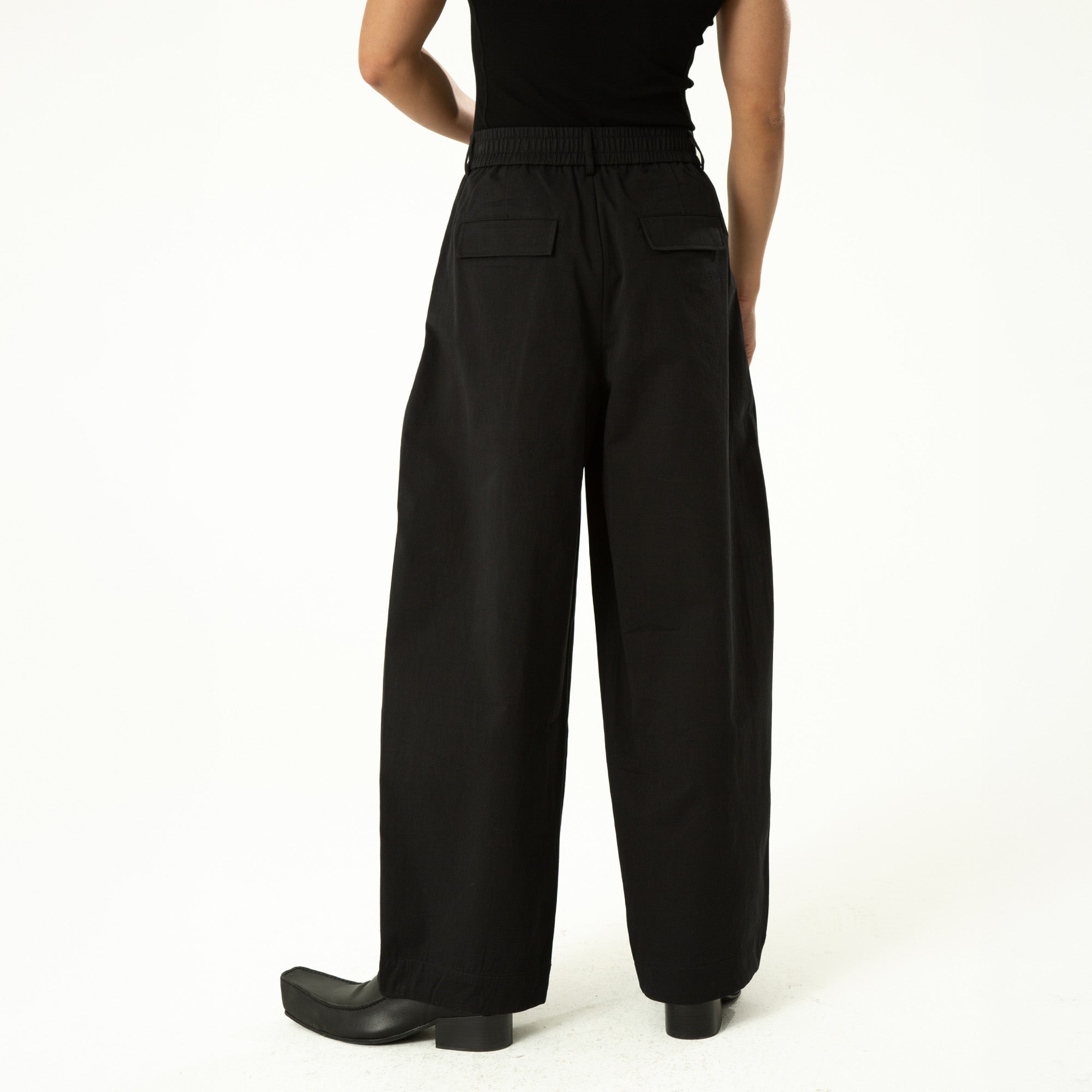 CLP High-Waist Curved Wide-Leg Pants, premium urban and streetwear designers apparel on PROJECTISR.com, CLP