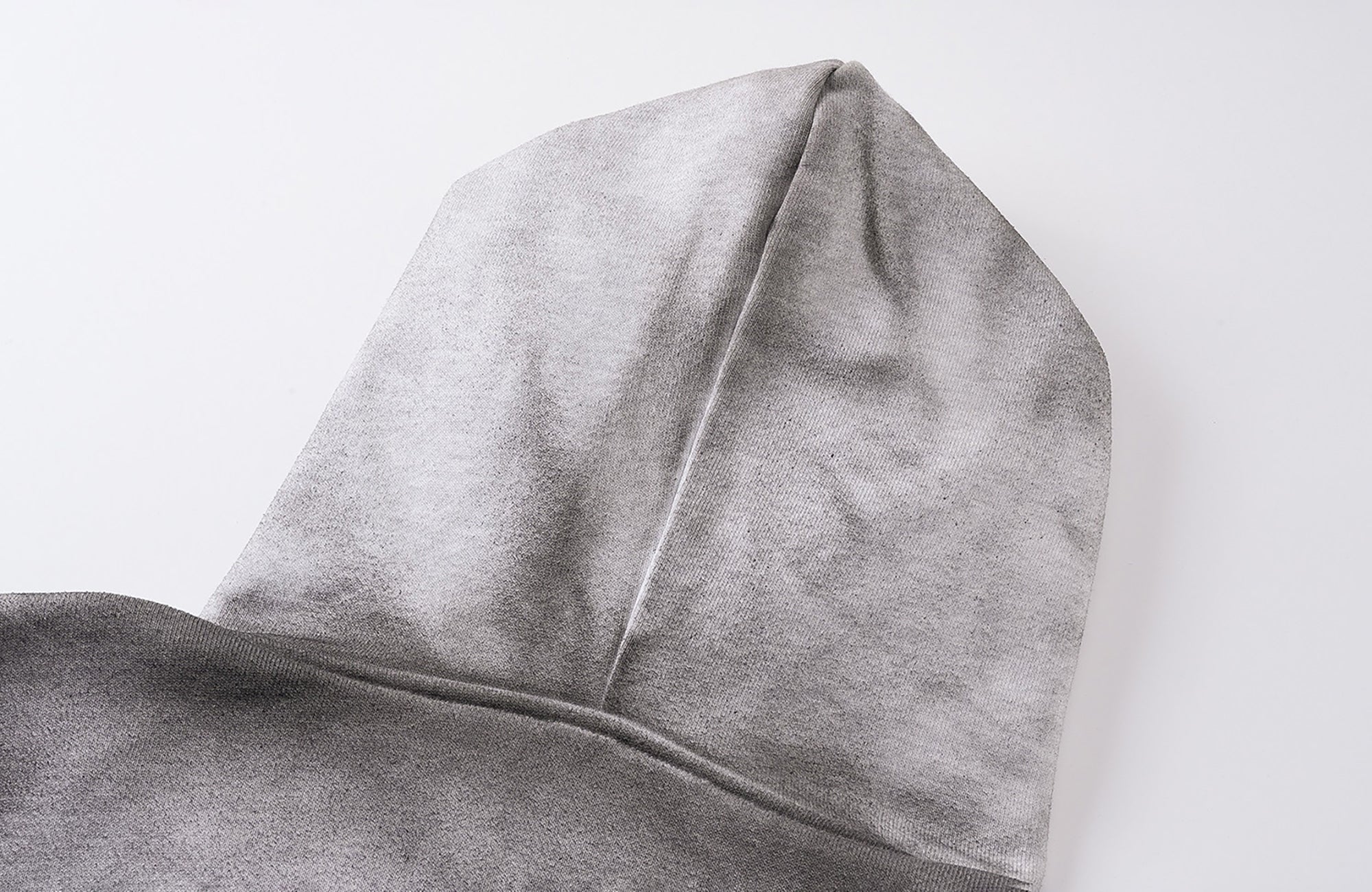 REBEL WAVE Dirty Wash Cross Graphic Zip-Up Hoodie