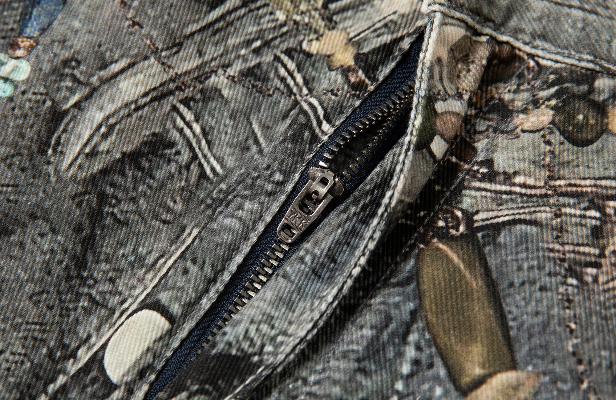 TGNS Beaded Graphic Distressed Oversized Jeans