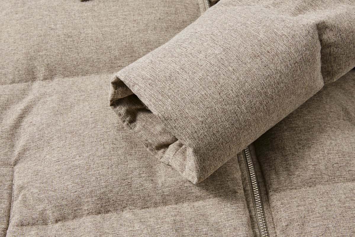 KREATE Asymmetrical Placket Multi-Collar Down Jacket