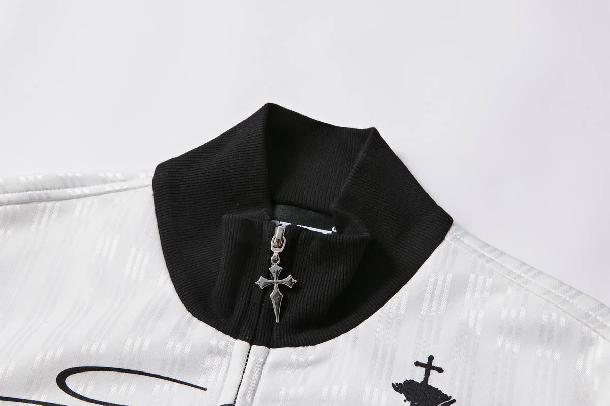 PASET Gothic Striped Embroidered Portrait Jacket