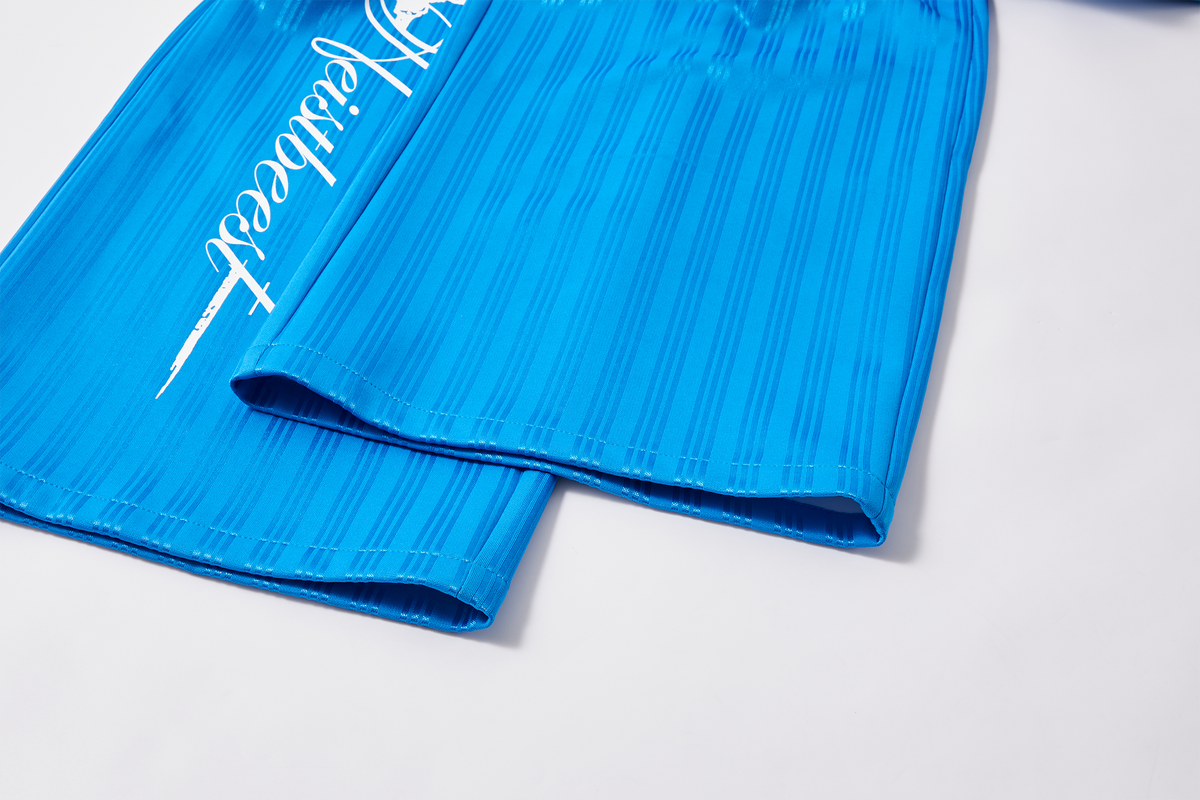 PASET Cross Heart Graphic Striped Sweatpants
