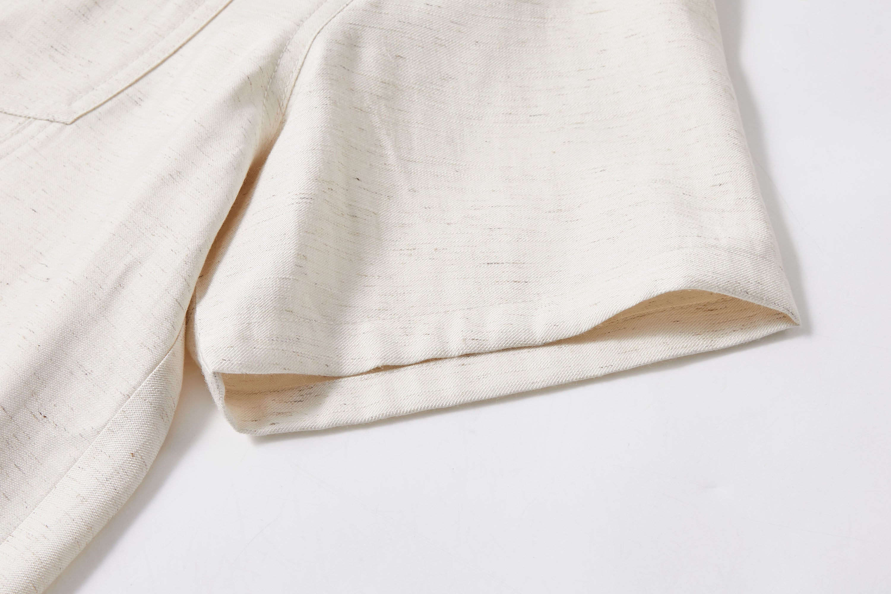 KREATE Contrast Collar Linen Half Shirt, premium urban and streetwear designers apparel on PROJECTISR.com, KREATE