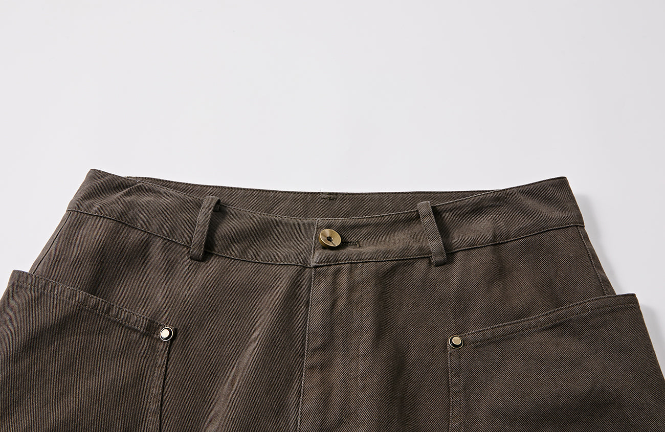 PASET Retro Utility Panel Pants