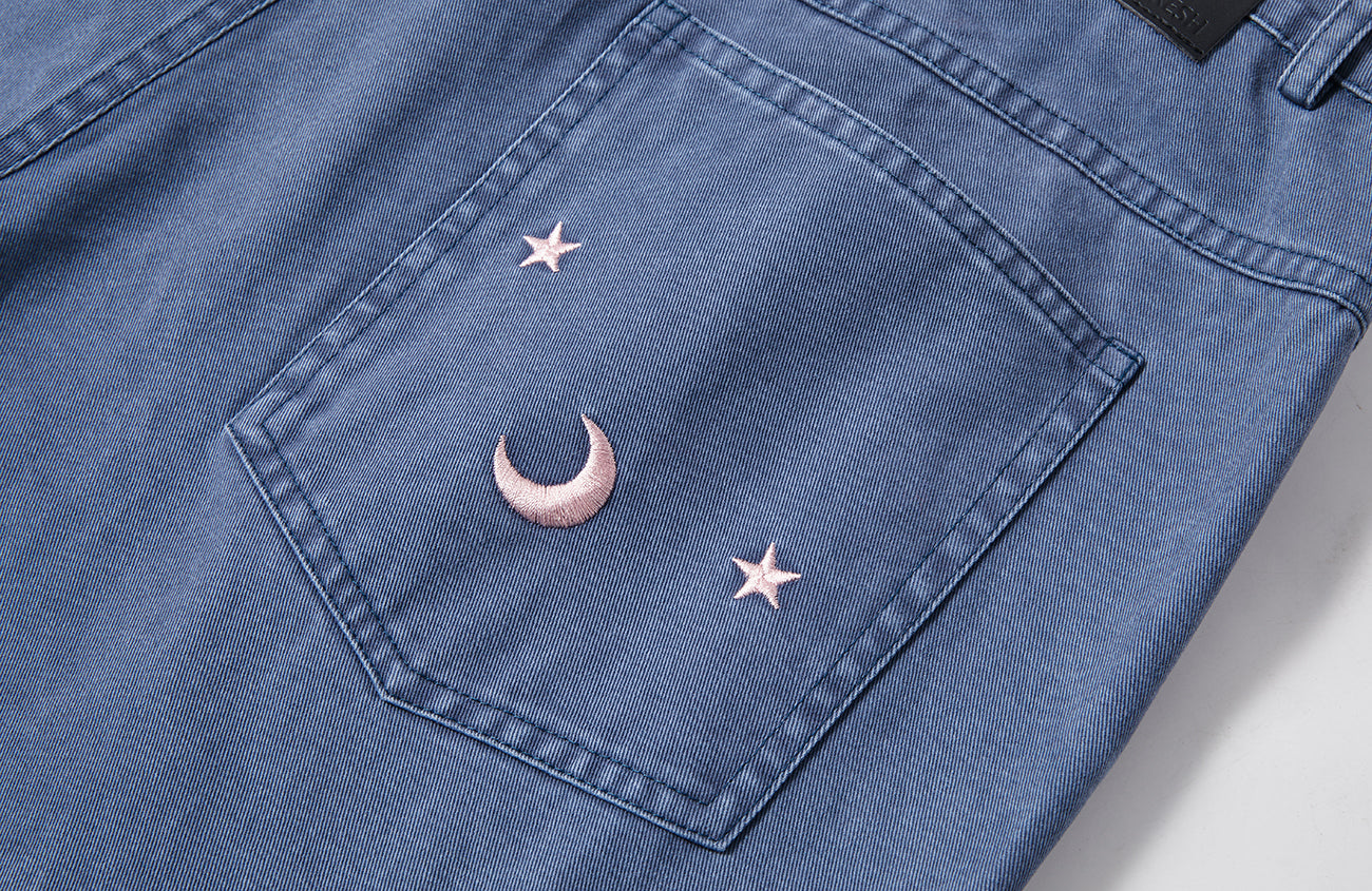PASET Unicorn Embroidered Cargo Shorts