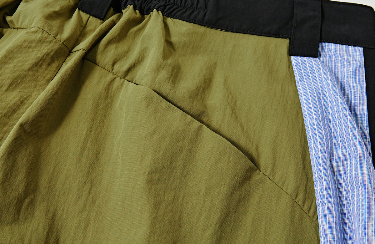 FMACM Curved Spliced Pleate Pants