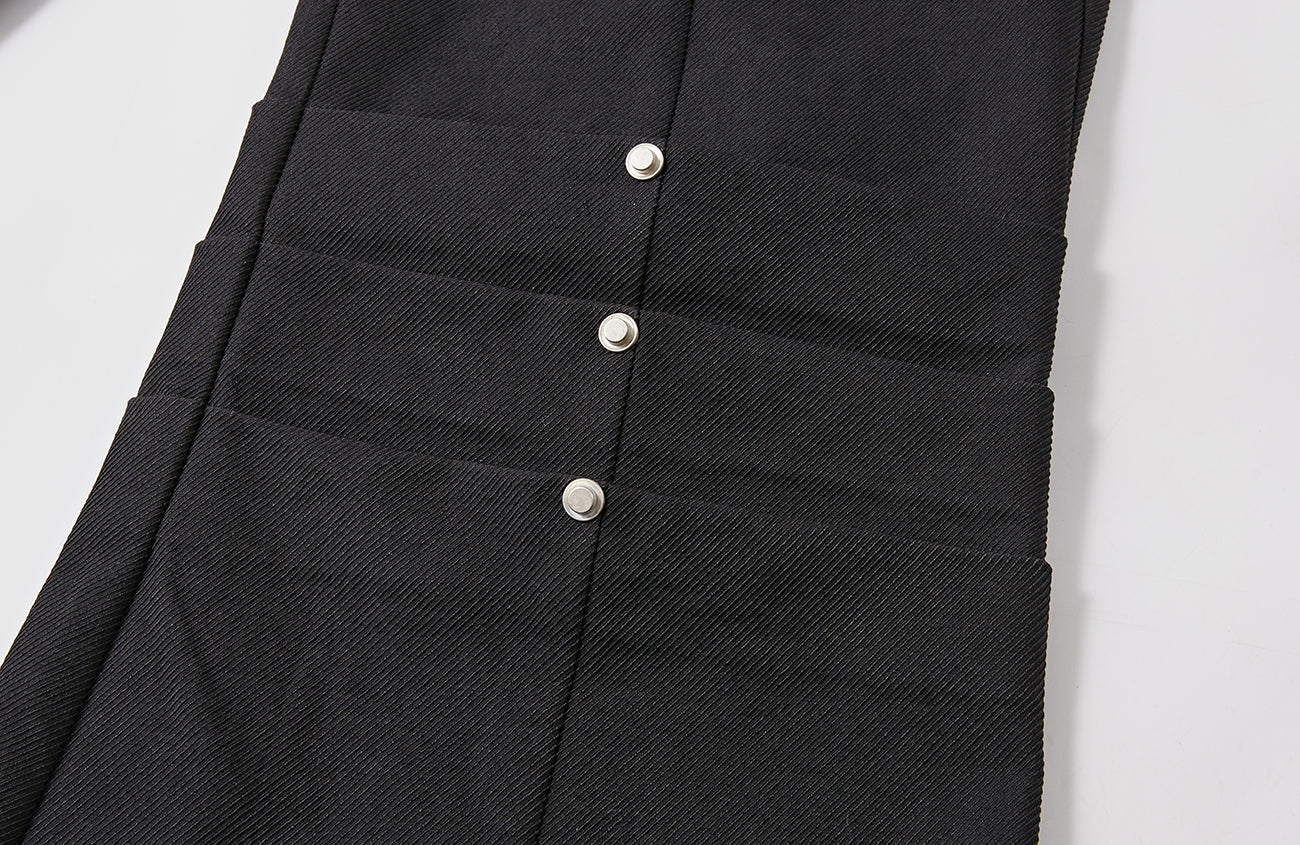 PASET Knee Paneled Flared Trousers
