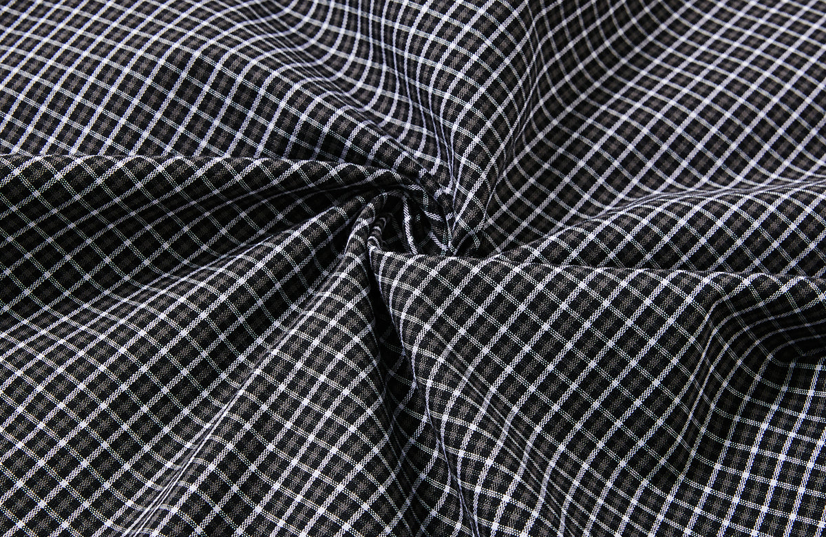 FMACM Detachable Plaid Straight-Leg Pants
