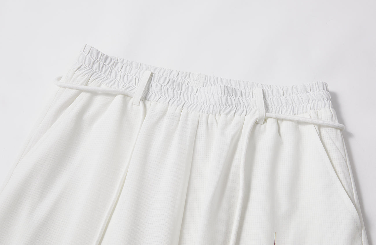 PASET Star Graphic Wide-Leg Pants