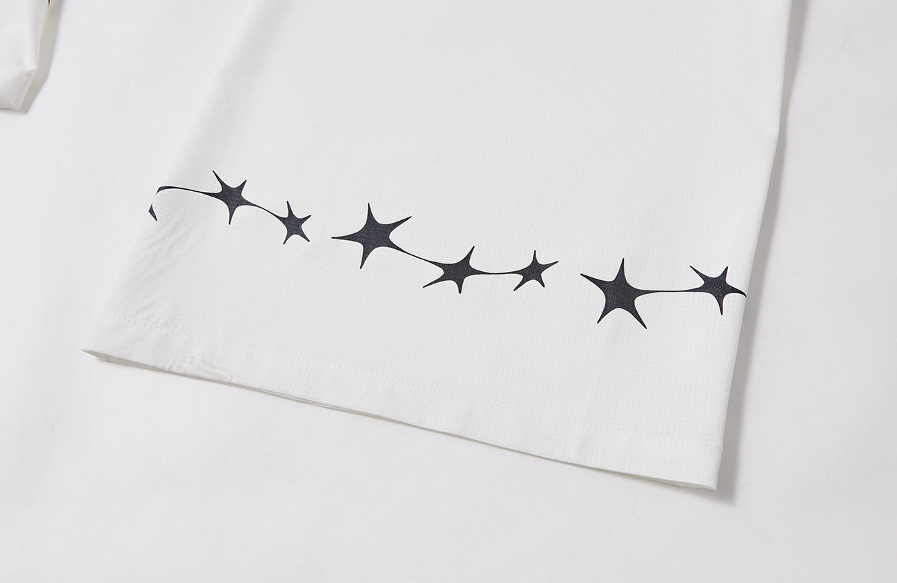 PASET Star Graphic Wide-Leg Pants