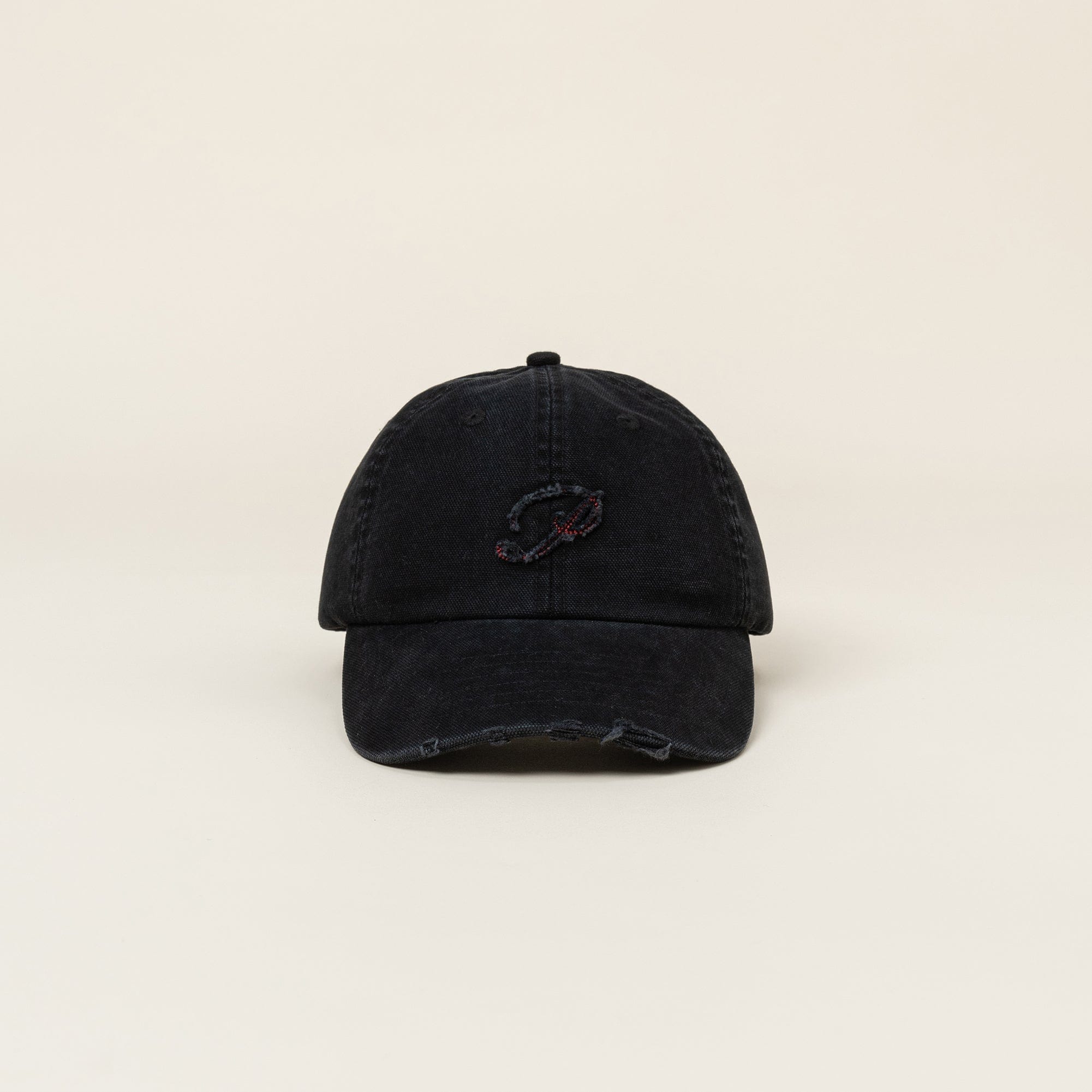 OPICLOTH Distressed LOGO Embroidered Cap, premium urban and streetwear designers apparel on PROJECTISR.com, OPICLOTH