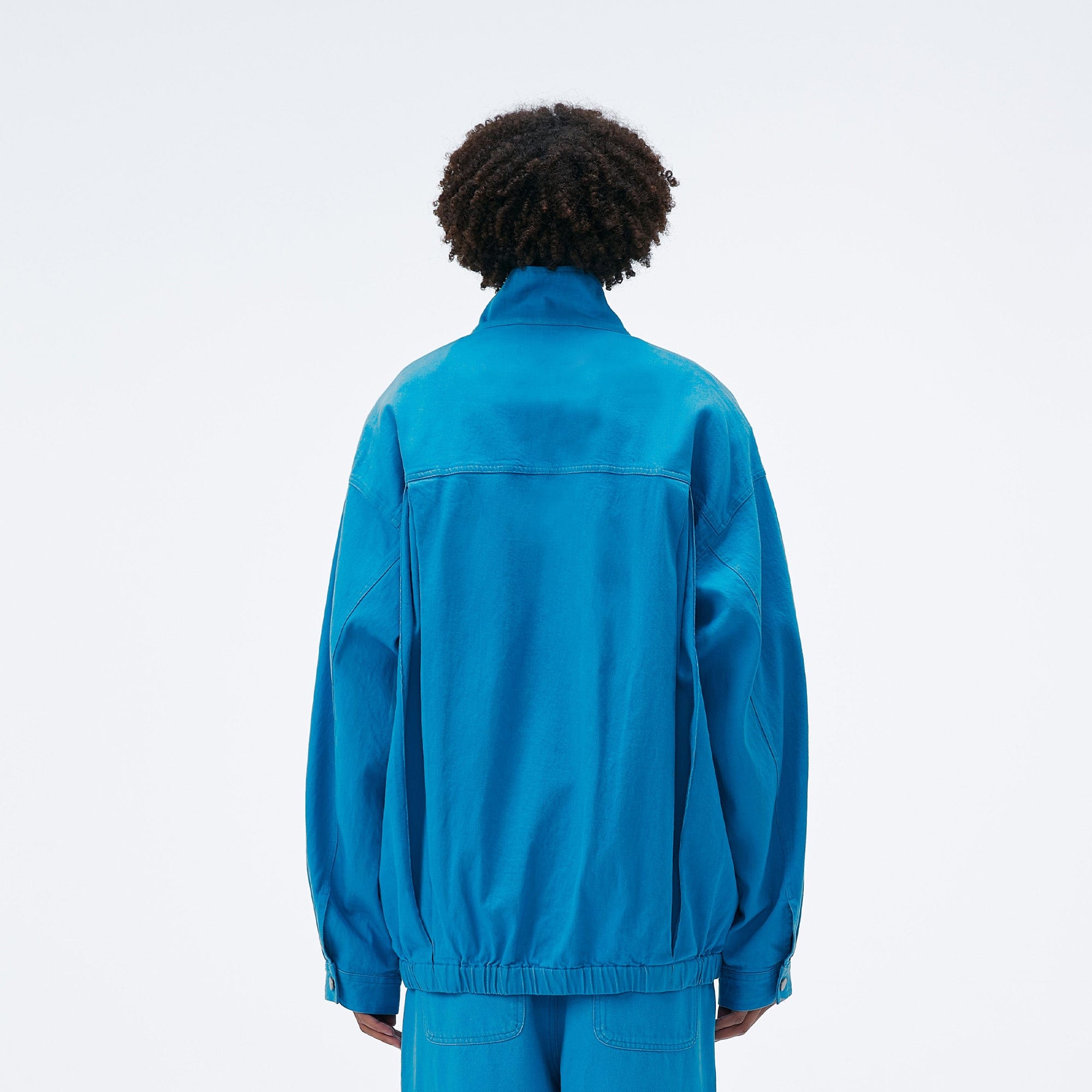 VANN VALRENCE Utility Pockets Denim Drawstring Oversized Jacket, premium urban and streetwear designers apparel on PROJECTISR.com, VANN VALRENCE