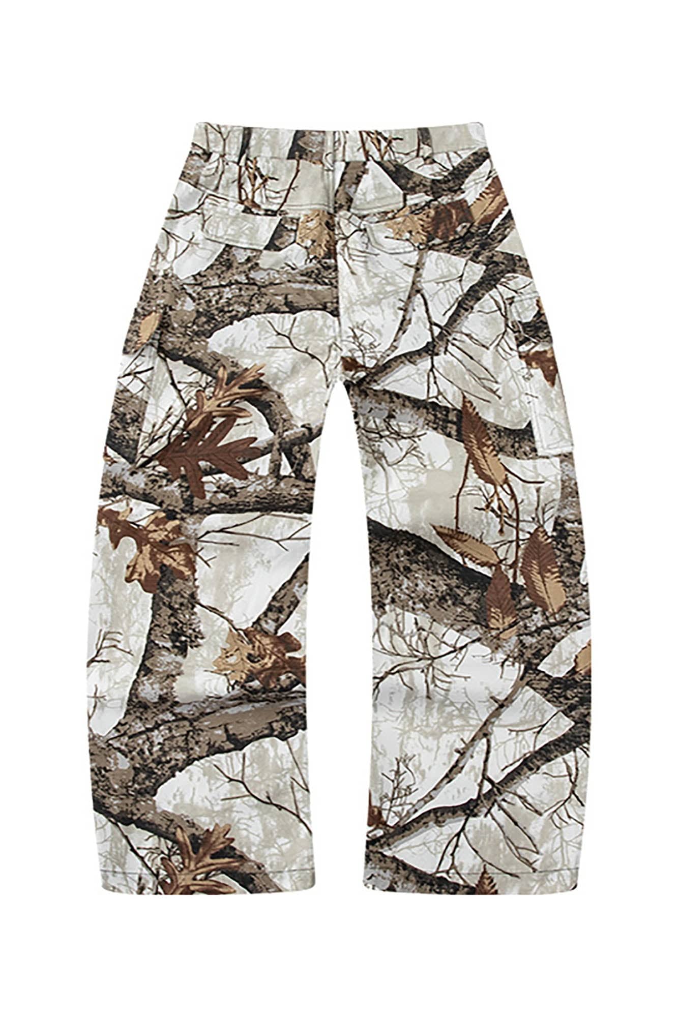 ENSHADOWER Branch Camo Multi-Pocket Straight-Leg Pants