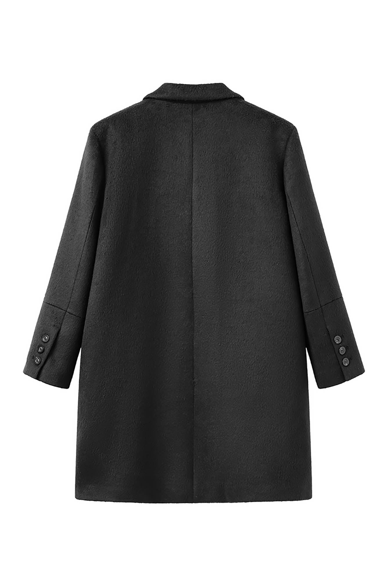 ALVNG AR ANTS Wool-Blend Peak Lapel Oversized Coat